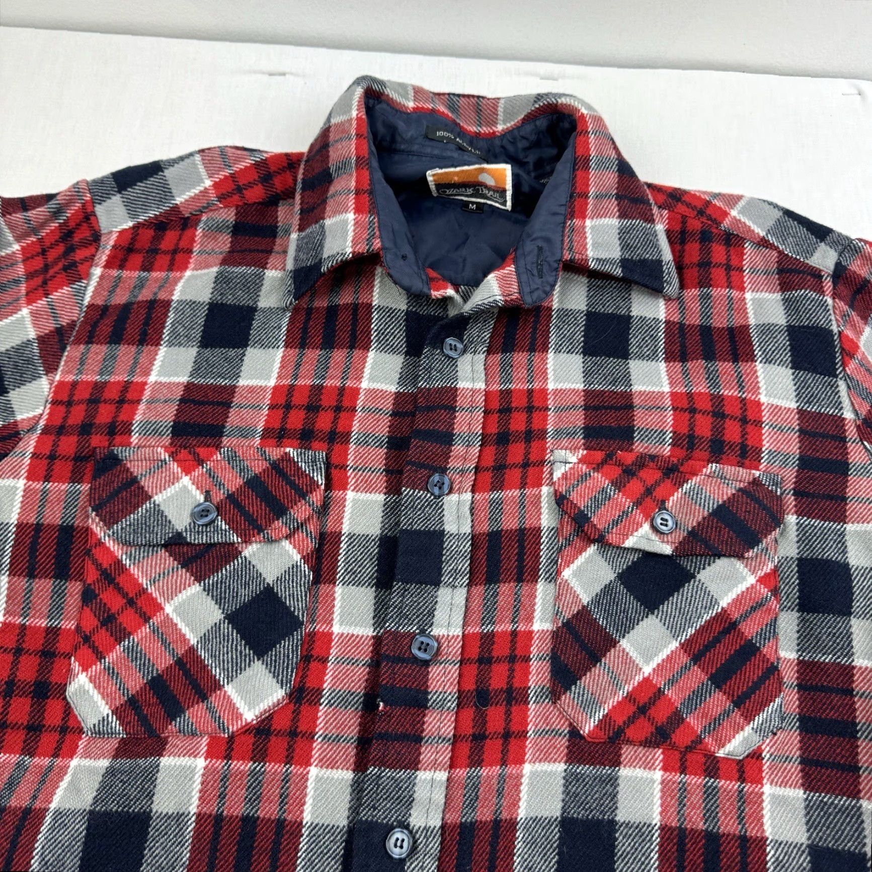 Vintage VINTAGE Ozark Trail Flannel Button-Up Shirt Adults M Red Plaid 90s Mens Size US M / EU 48-50 / 2 - 2 Thumbnail
