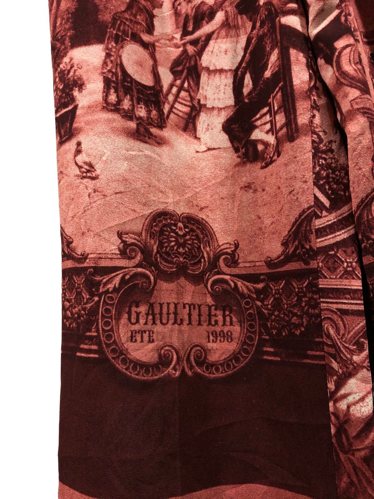 Jean Paul Gaultier Vintage 90s Jean Paul Gaultier "Frida Kahlo" Mesh Pants Size 25" / US 0 / IT 36 - 13 Thumbnail