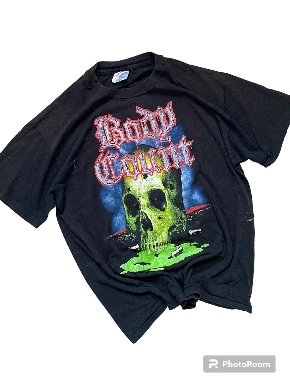 image of Band Tees x Rap Tees Vintage Body Count T-Shirt in Black, Men's (Size XL)