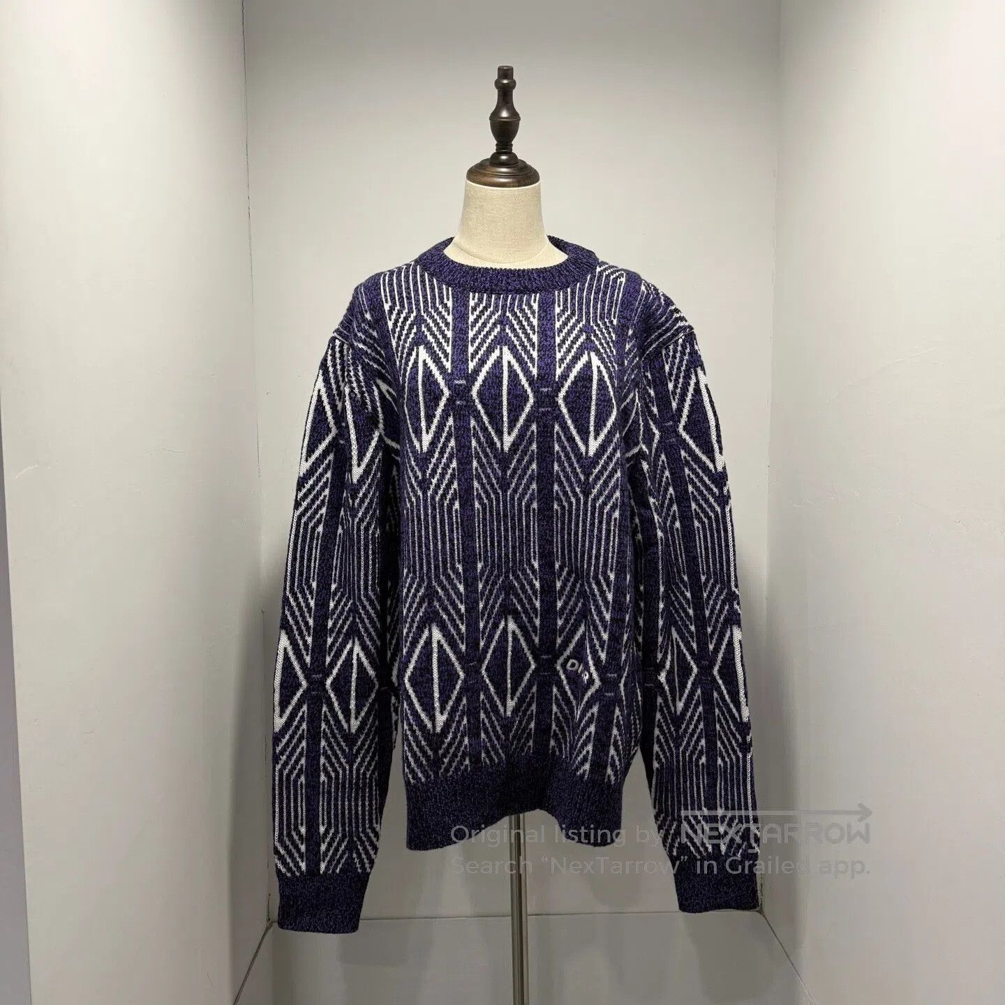 Dior Dior Diamond Knit Sweater| Size US XXL / EU 58 / 5 - 1 Thumbnail