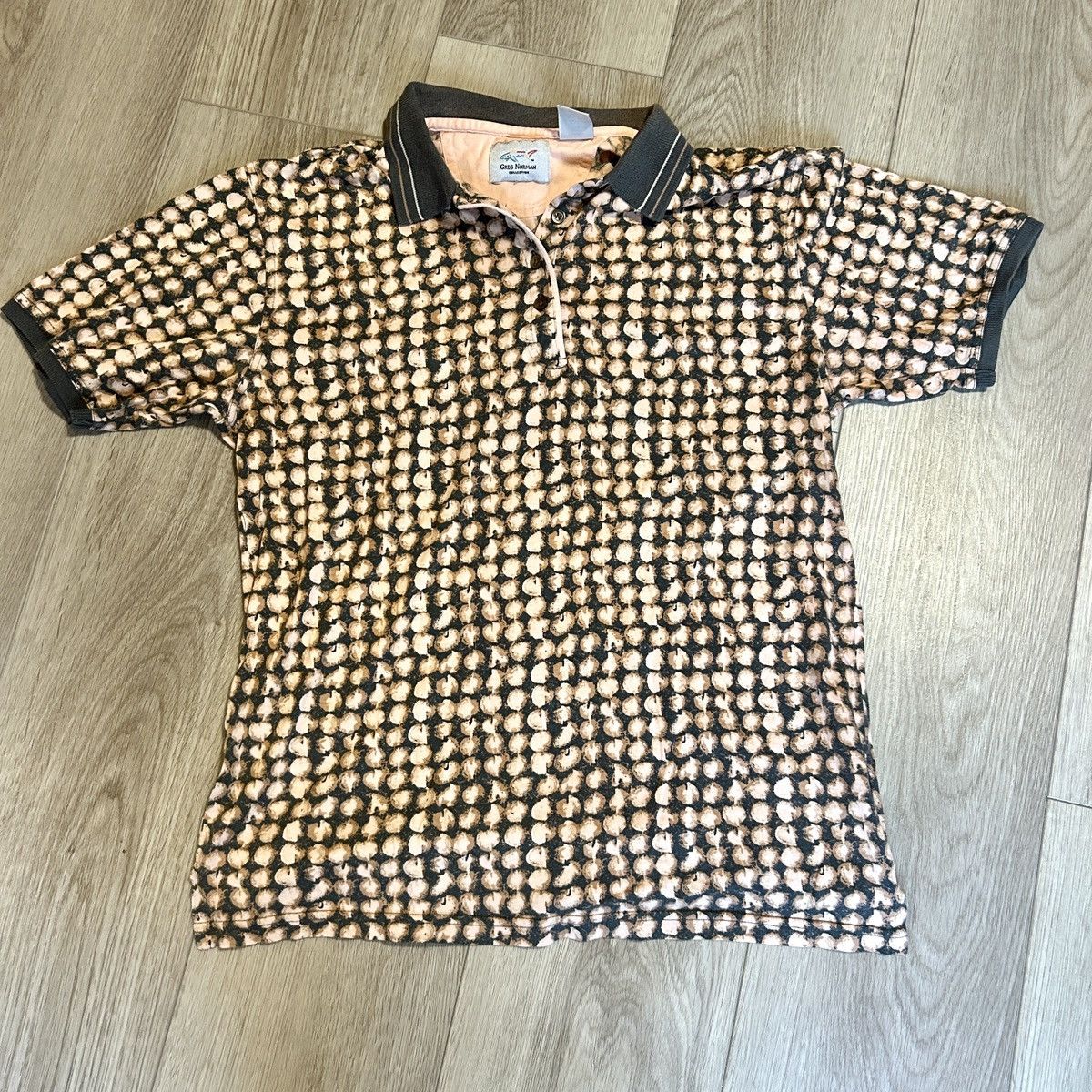 Greg Norman Greg Norman Pink Patterned Polo Shirt – Womens S / Men’s XS Size S / US 4 / IT 40 - 1 Thumbnail