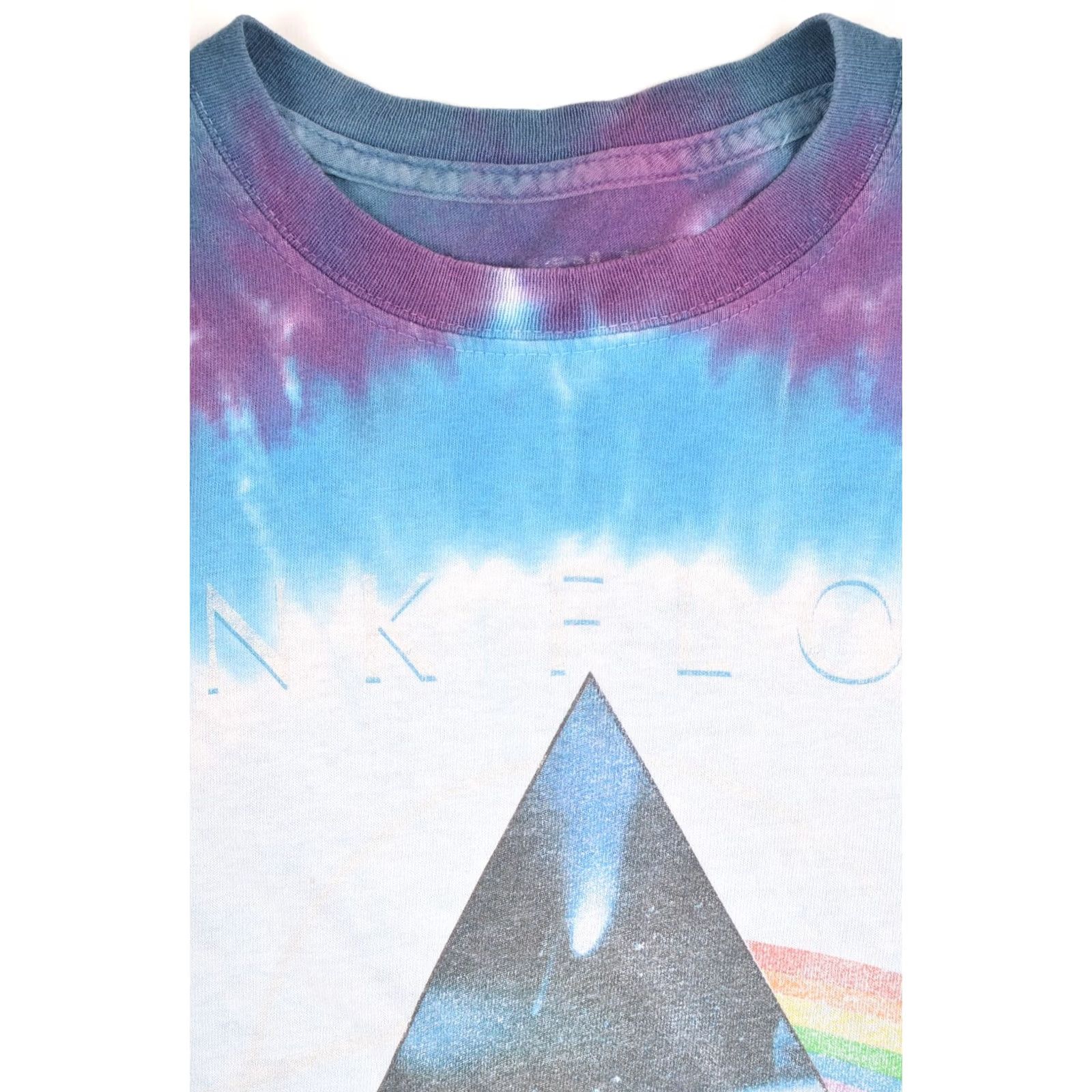 Liquid Blue Liquid Blue Pink Floyd Dark Side of the Moon 2016 W's Cropped Tie Dye T-Shirt S Womens Multicolor Cropped Moon 90s? Size S / US 4 / IT 40 - 3 Thumbnail
