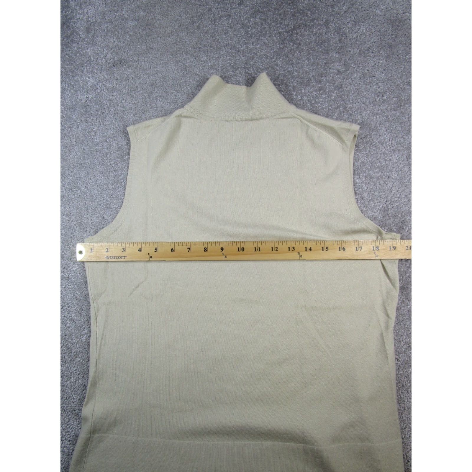 Escada VINTAGE Escada Sport Sweater Womens XL Beige Merino Wool Knit Vest Size XL / US 12-14 / IT 48-50 - 6 Thumbnail
