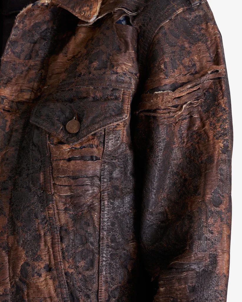 Acne Studios o1s1v1r1oon0925 Denim Dyed Jacket in Brown Size US M / EU 48-50 / 2 - 4 Thumbnail