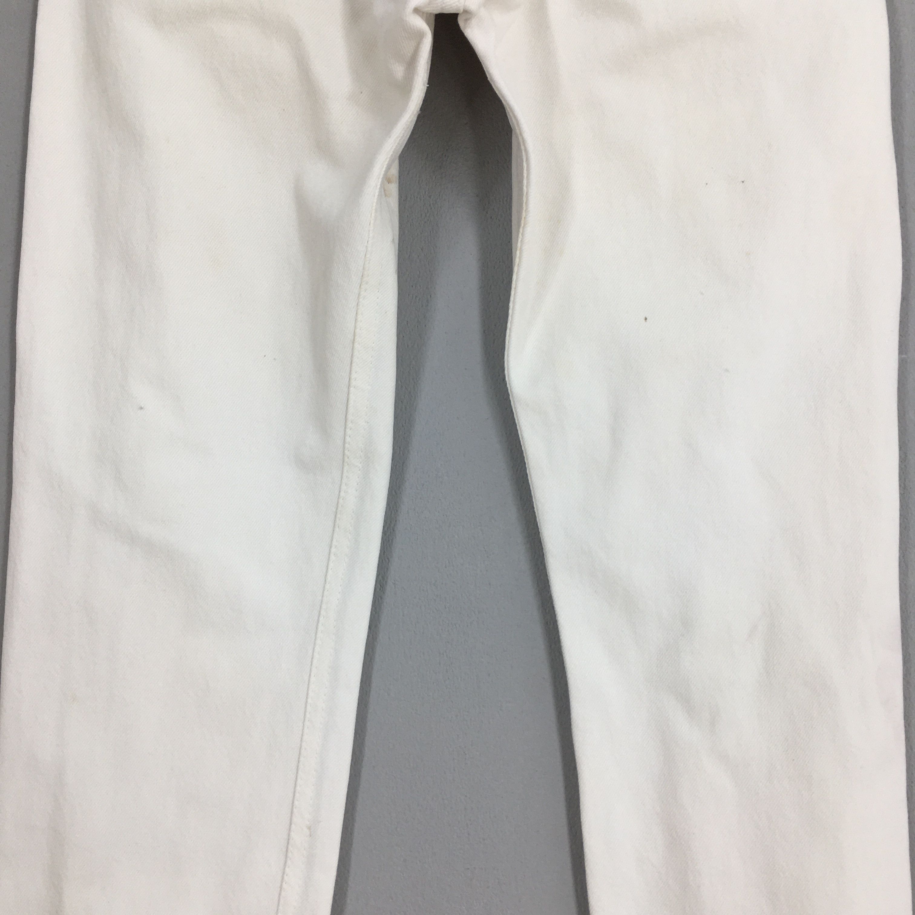 Levi's Size 30x30 Vintage 90s Levi's 501 White Dirty Jeans S1789 Size US 30 / EU 46 - 11 Thumbnail