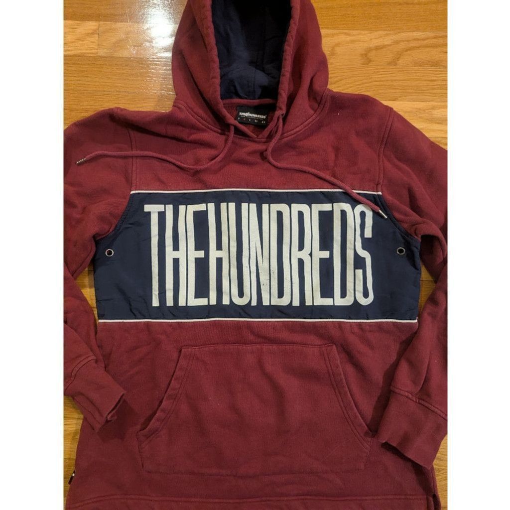 The Hundreds The Hundreds Hoodie Sweatshirt Size Medium Dark Red Size US M / EU 48-50 / 2 - 5 Thumbnail