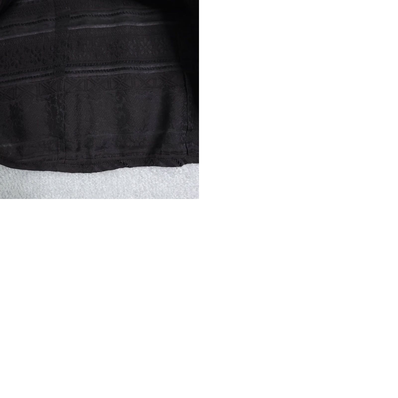 Talbots VINTAGE Talbots Blouse Shirt Women's 8 Button Balloon Sleeve V Neck Collared Brown 90s Size M / US 6-8 / IT 42-44 - 9 Thumbnail
