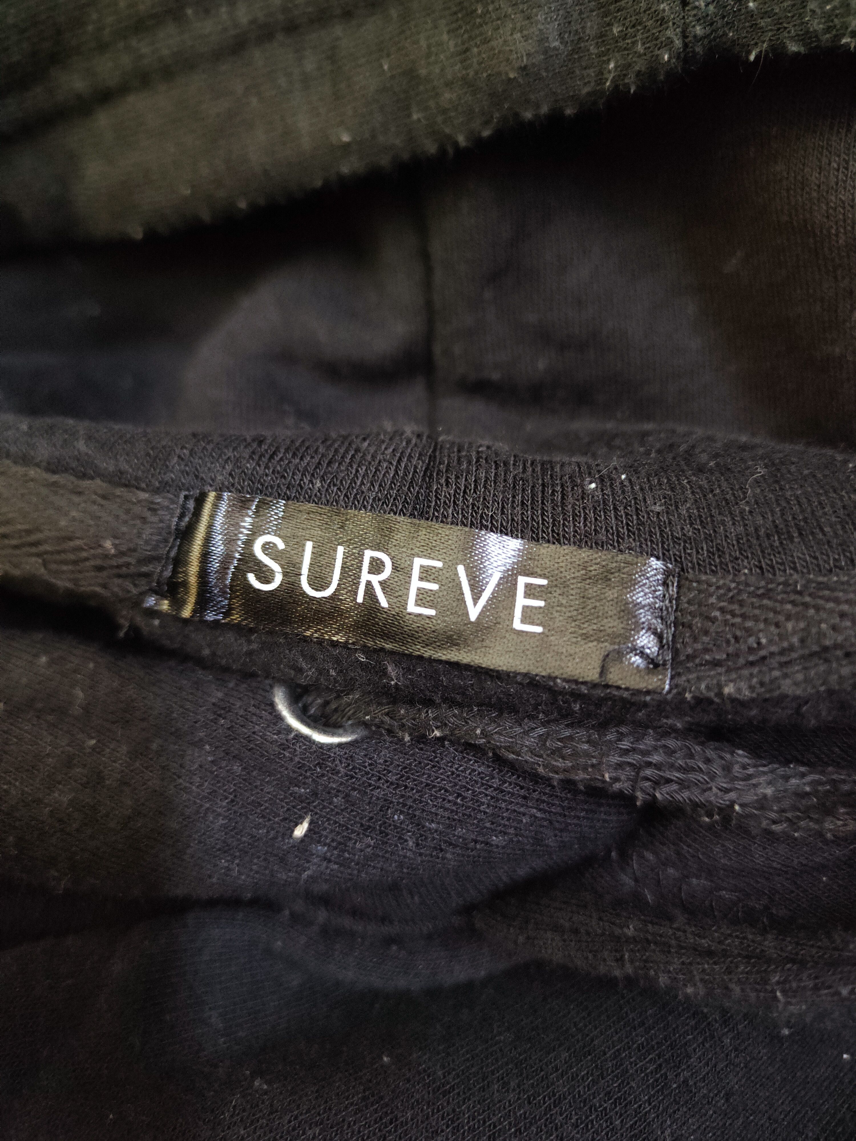 Japanese Brand × Vintage Super Rare design 🔥Sureve Black Hoodie Sweatshirts Size US M / EU 48-50 / 2 - 12 Thumbnail