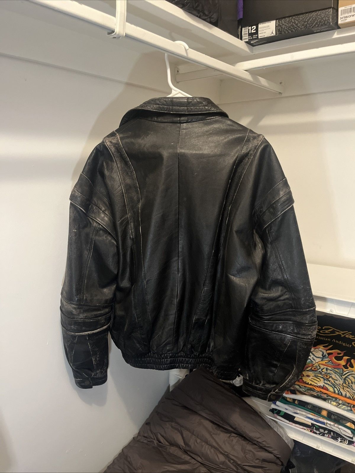 Other Vintage Wright & Ditson Baseball Leather Bomber Jacket Size US L / EU 52-54 / 3 - 3 Thumbnail