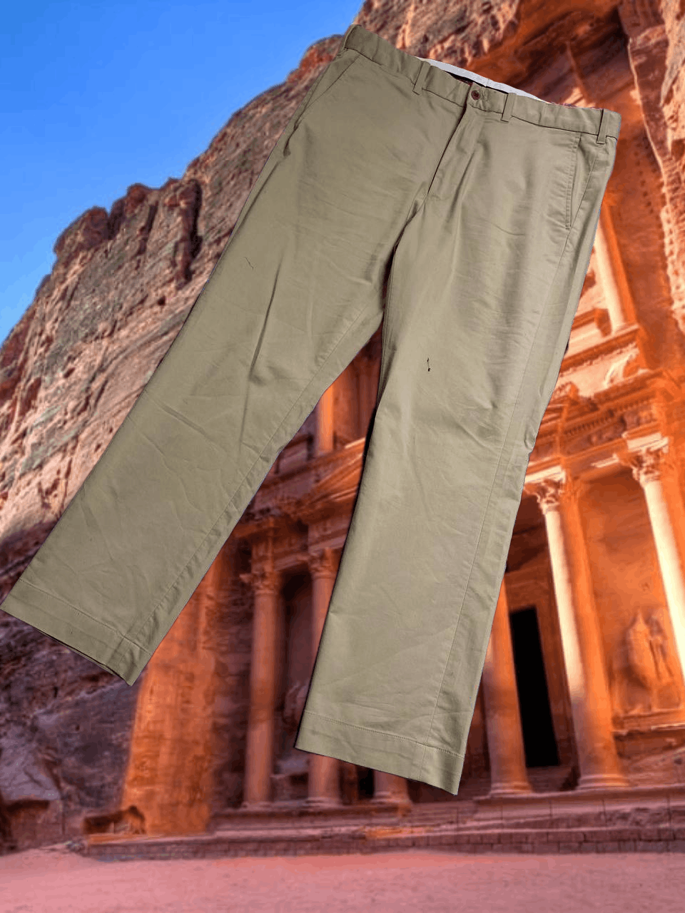 Polo Ralph Lauren jeans pants beige Y2K Polo Golf Ralph Lauren vintage Size US 34 / EU 50 - 1 Thumbnail
