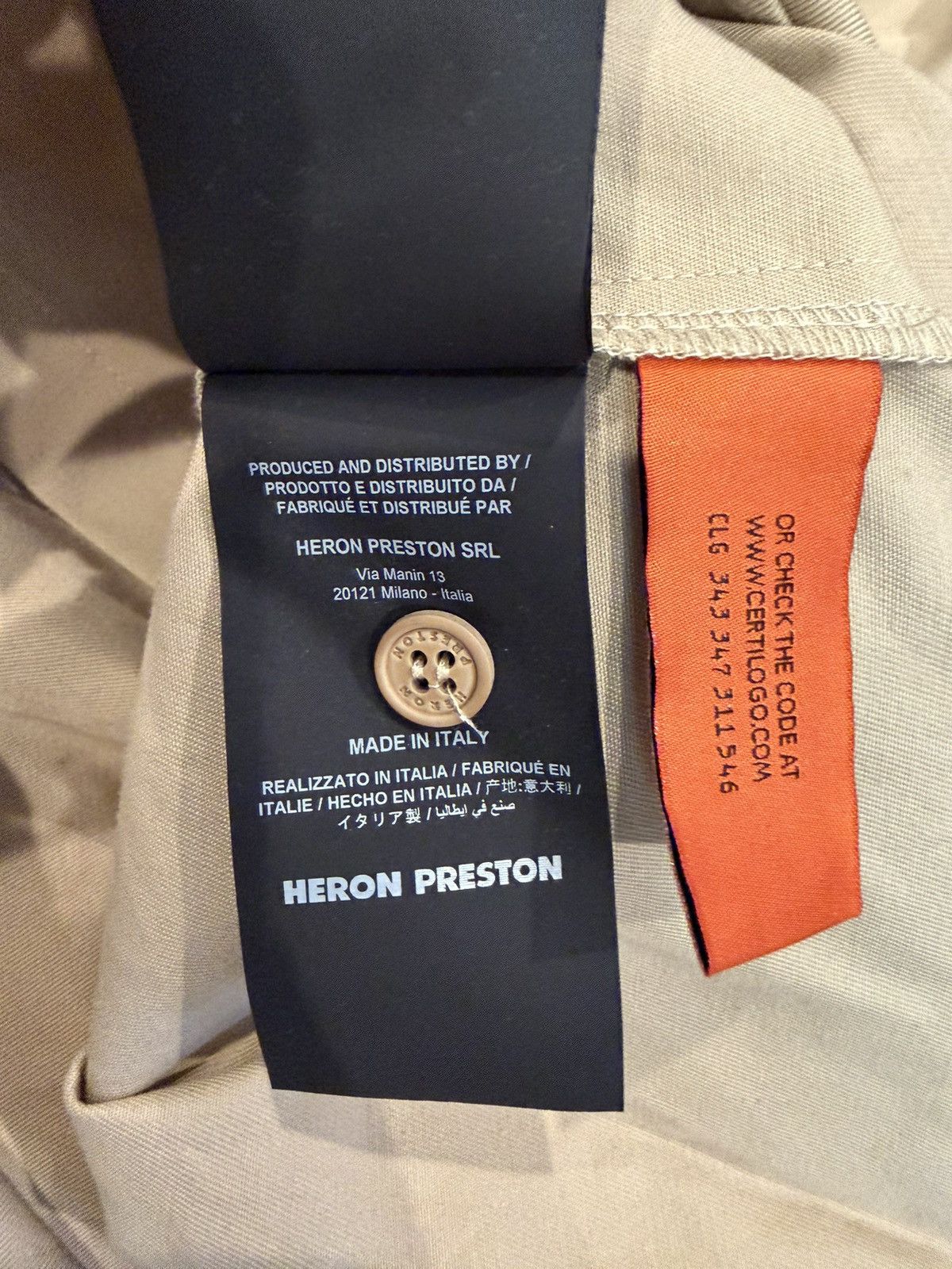 Heron Preston Heron Preston 3M Reflective Button Down Size US M / EU 48-50 / 2 - 7 Thumbnail