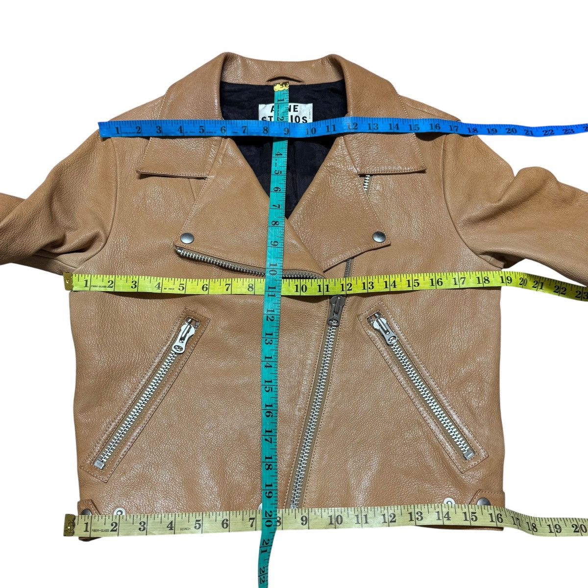 Acne Studios Acne Studios Leather Biker Jacket Goatskin Size XS / US 0-2 / IT 36-38 - 20 Thumbnail
