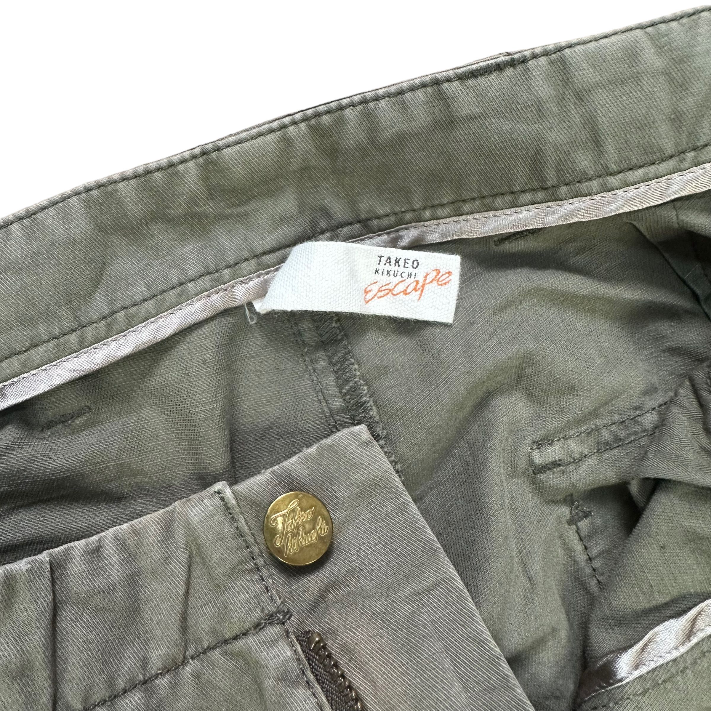 Takeo Kikuchi TAKEO KIKUCHI ESCAPE RARE DESIGN MULTIPOCKET PANT #8232-213 Size US 30 / EU 46 - 6 Thumbnail