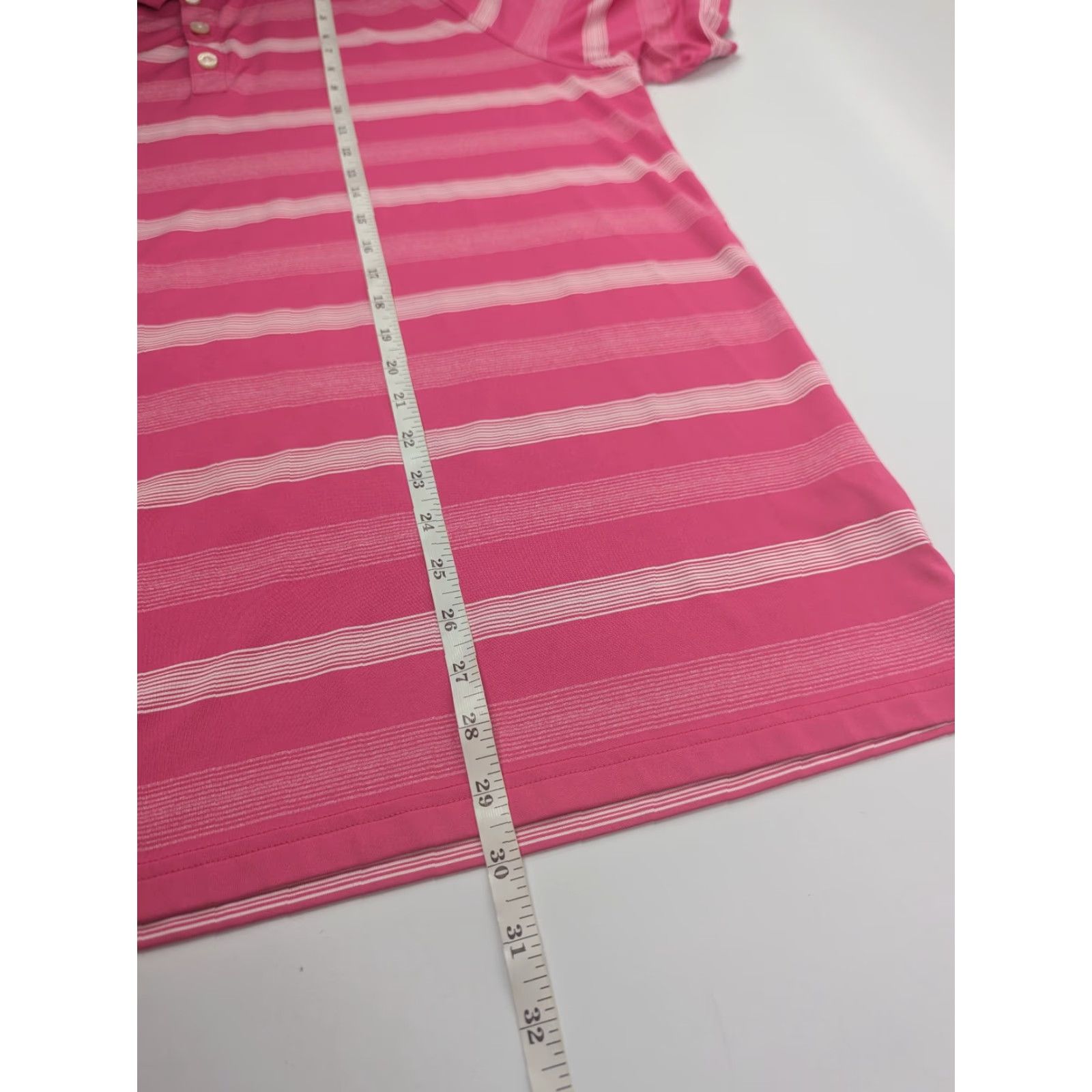 Oakley OAKLEY Polo Golf Shirt Pink Stripe Men's XL Regular Fit Hydrolix Casual Size US XL / EU 56 / 4 - 5 Thumbnail