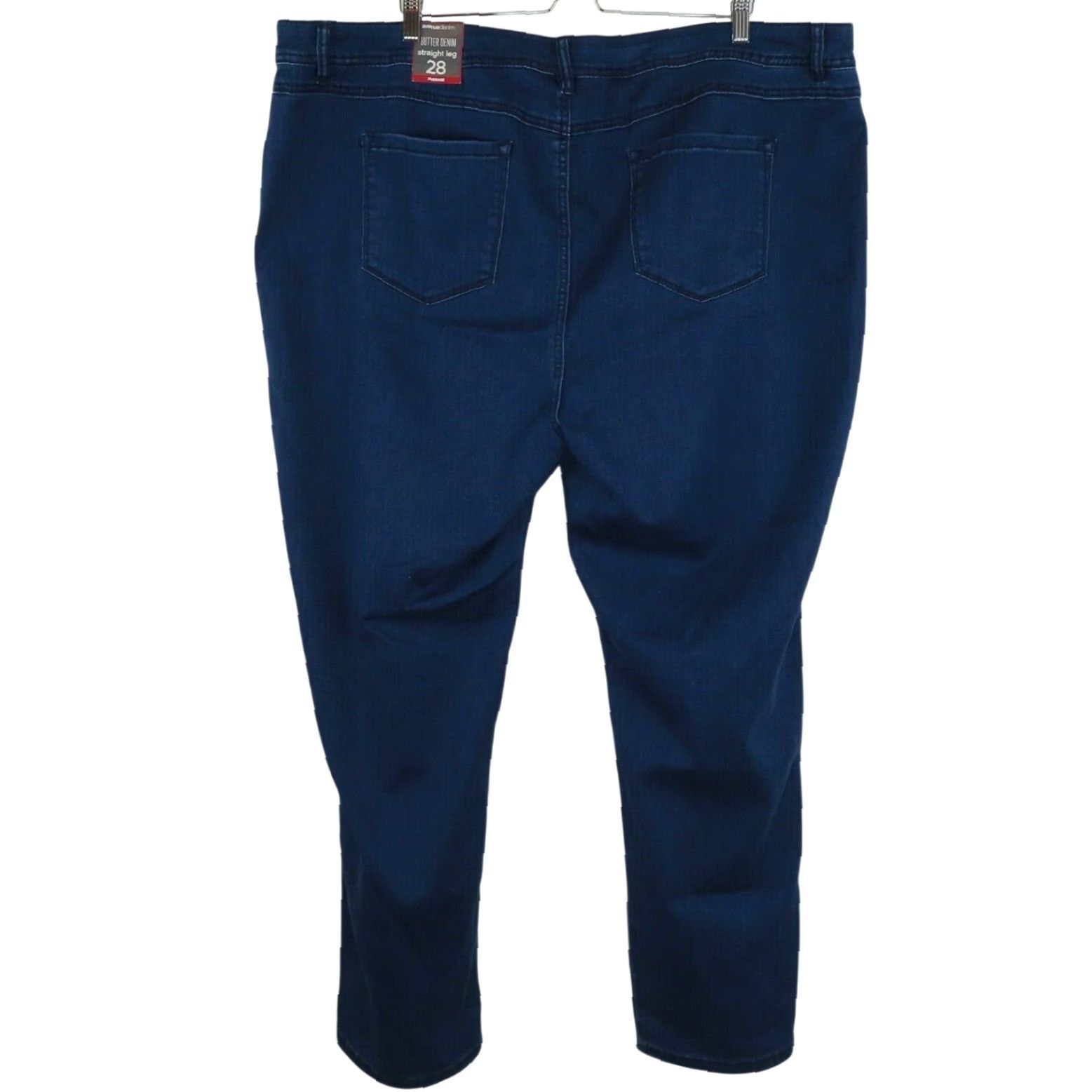 Avenue **Avenue Women's Plus Size 28 Blue Straight Leg Denim Jeans NEW** User: **Avenue Women's Plus Size 28 Blue Straight Leg Denim Jeans NEW** Size 28" / US 6 / IT 42 - 2 Thumbnail