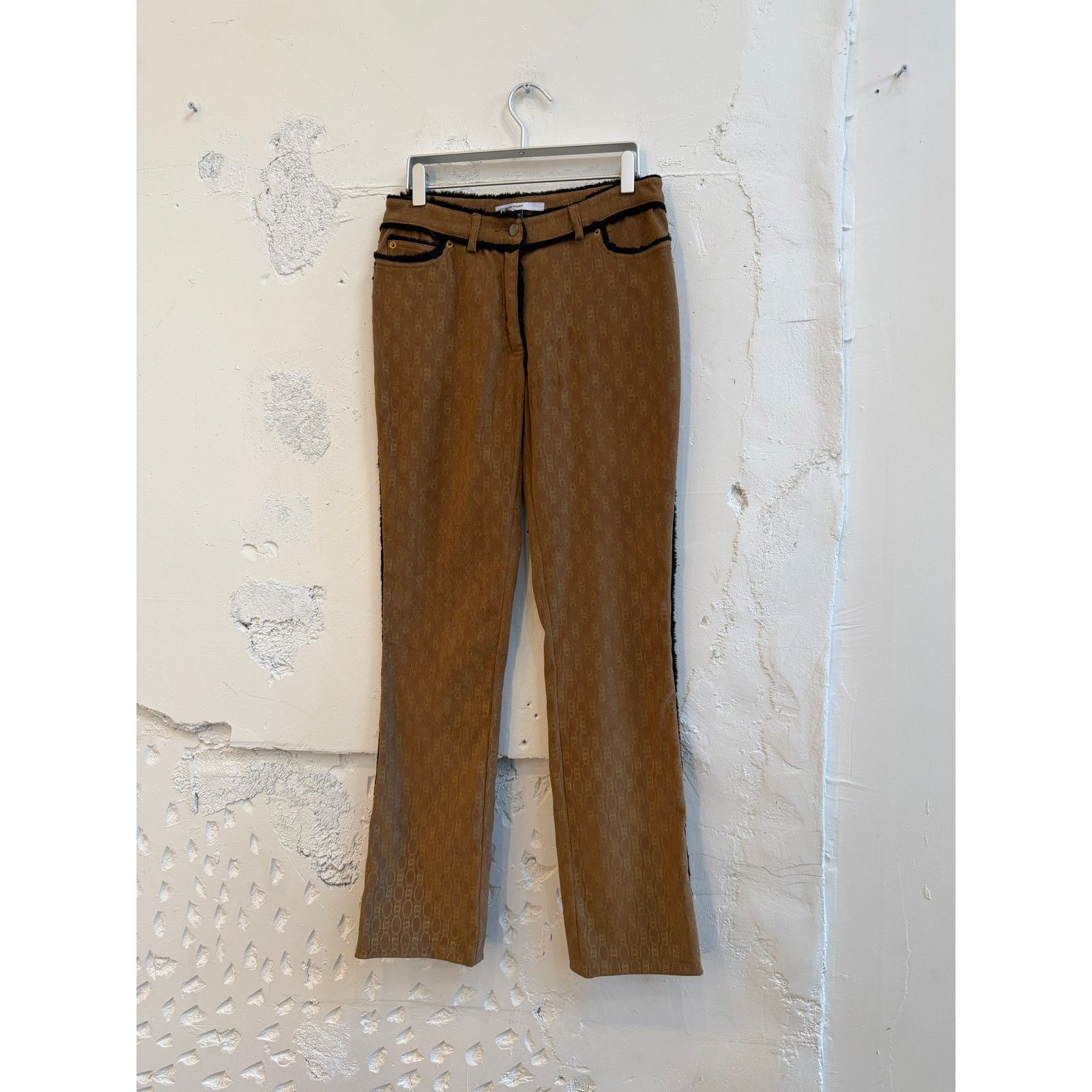 Alexander McQueen Vintage Alexander McQueen Outlined Print Design Pants Size 28" / US 6 / IT 42 - 1 Thumbnail