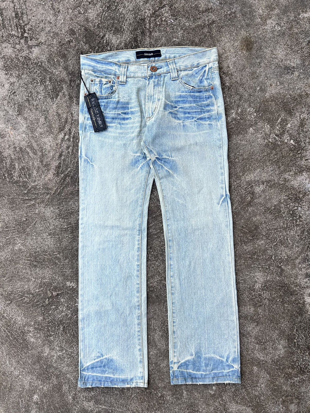 Japanese Brand Limited japanese flared jeans dragon archive Ifsix lgb style Size US 30 / EU 46 - 2 Thumbnail
