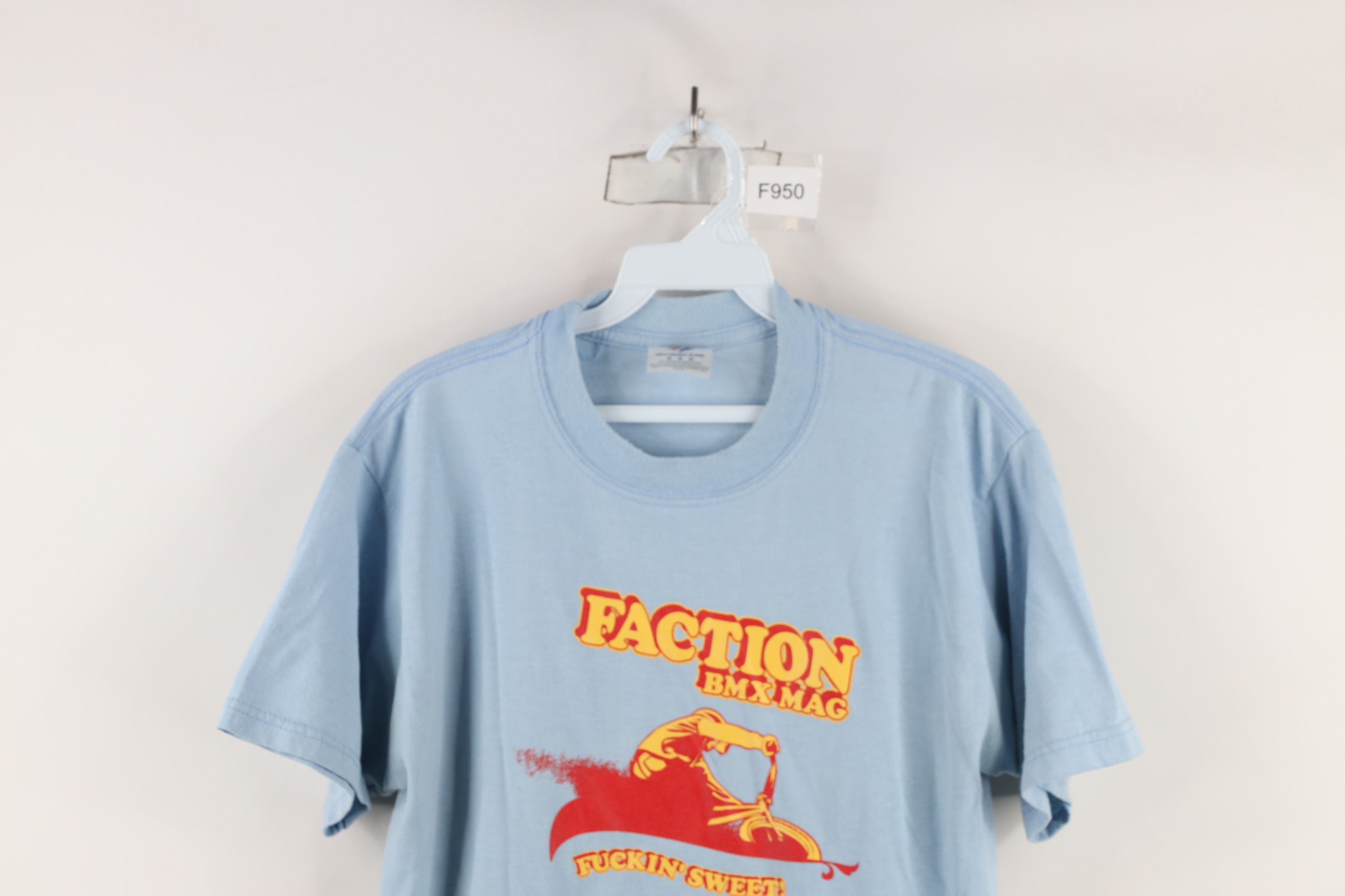 Vintage Vintage 90s Y2K BMX Magazine F*ckin Sweet T-Shirt Blue Size US M / EU 48-50 / 2 - 2 Thumbnail