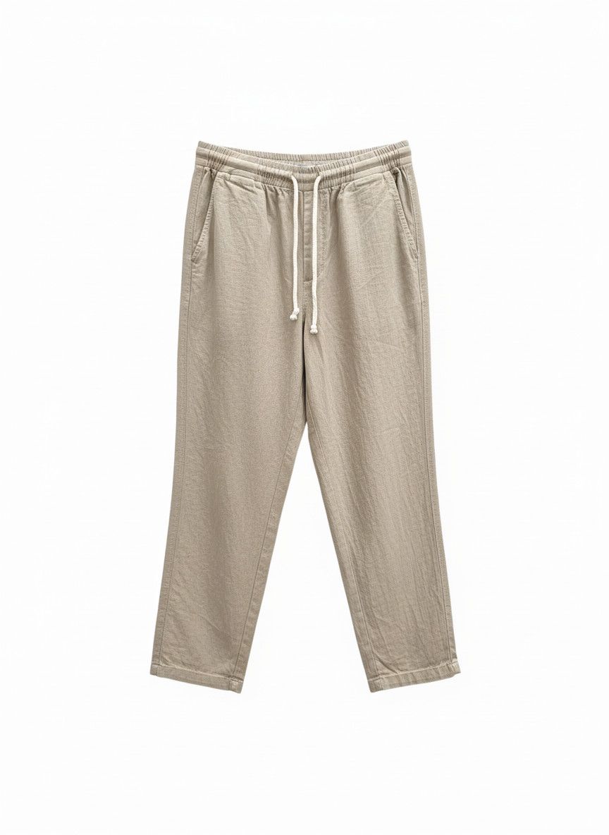 Zara ZARA Women's XS Casual Straight Leg Trousers Made in Morocco Size US 26 / EU 42 - 1 Thumbnail