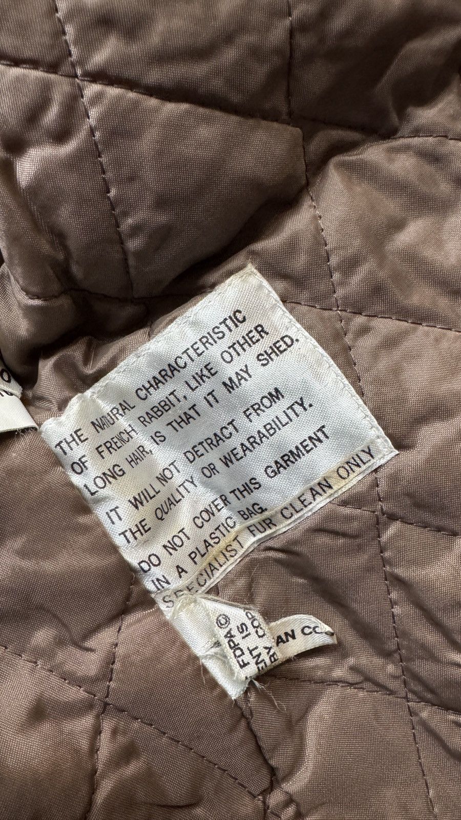Vintage Y2K French Rabbit Fur Korean Coat ifsixwasnine LGB ysl Size S / US 4 / IT 40 - 6 Thumbnail