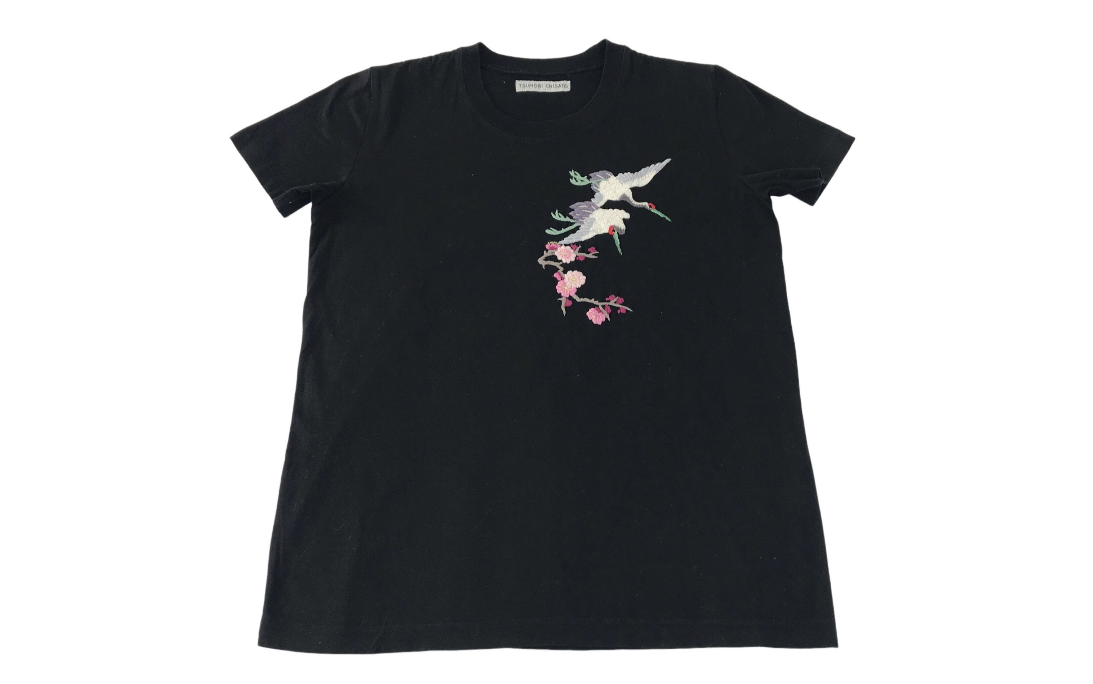 Tsumori Chisato Tsumori Chisato Issey Miyake Embroidery Bird Logo Tee Size S / US 4 / IT 40 - 1 Thumbnail