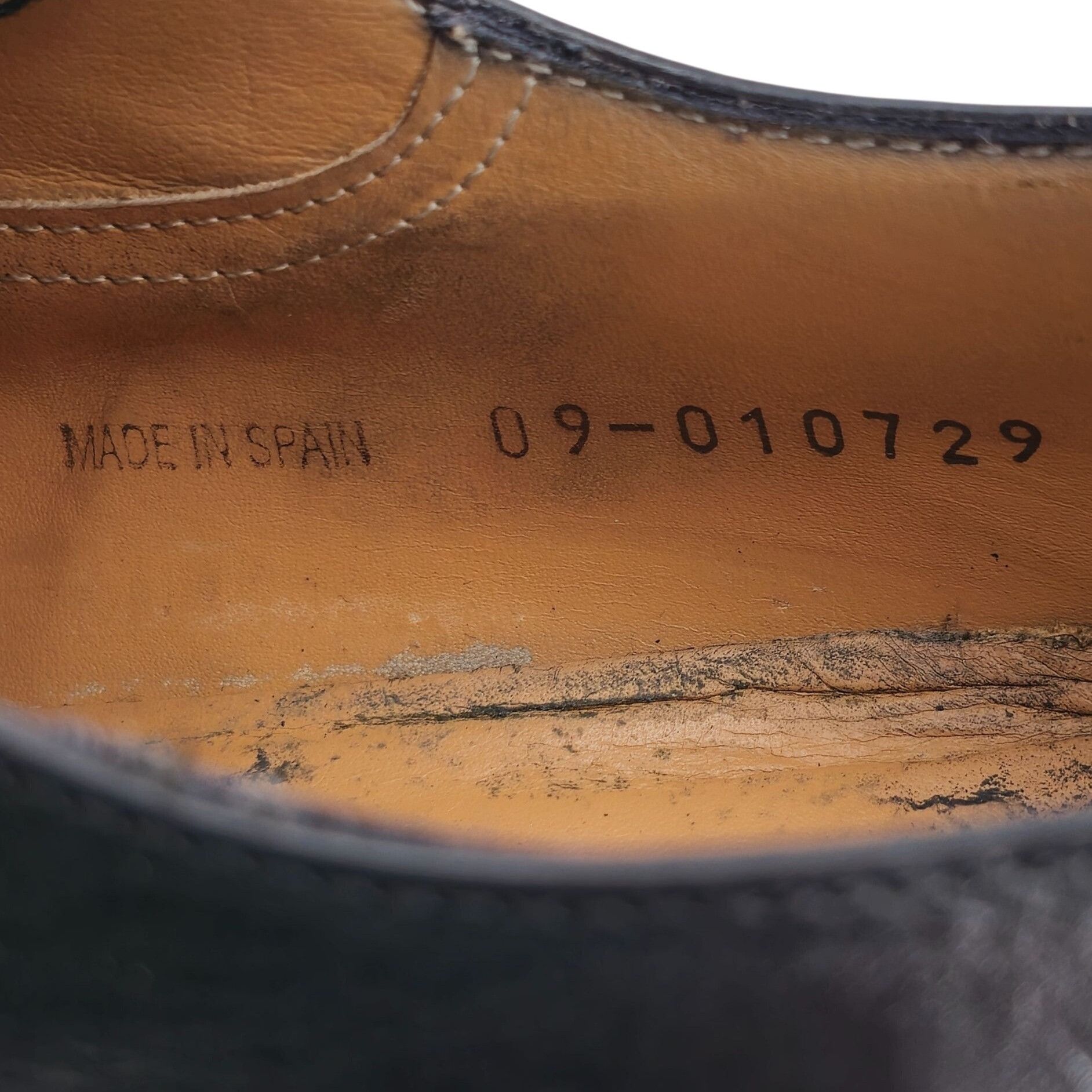 Mezlan Mezlan Spain Mens size 11 Dress Shoes Black Leather Cap-toe Size US 11 / EU 44 - 9 Thumbnail