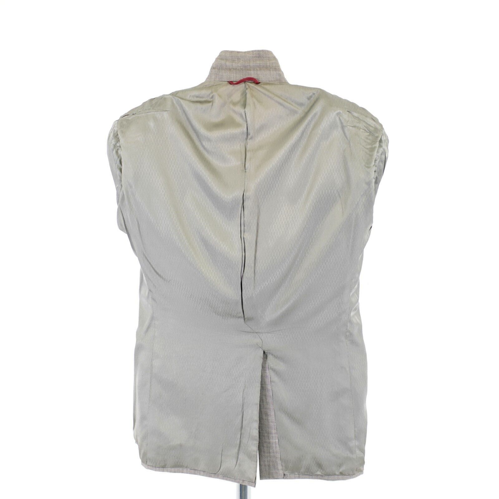 Hart Schaffner Marx Hart Schaffner Marx 38R Micron 2000 Australian Wool Cream Bl Size 38R - 12 Thumbnail
