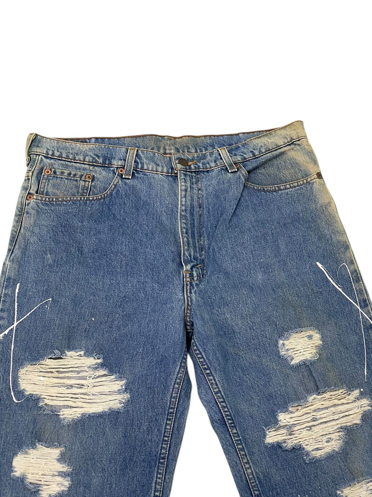 Levi's Vintage Clothing Vtg 1995 Levi’s 515 USA Faded Distress Loose 3🟦8 Size US 36 / EU 52 - 6 Thumbnail