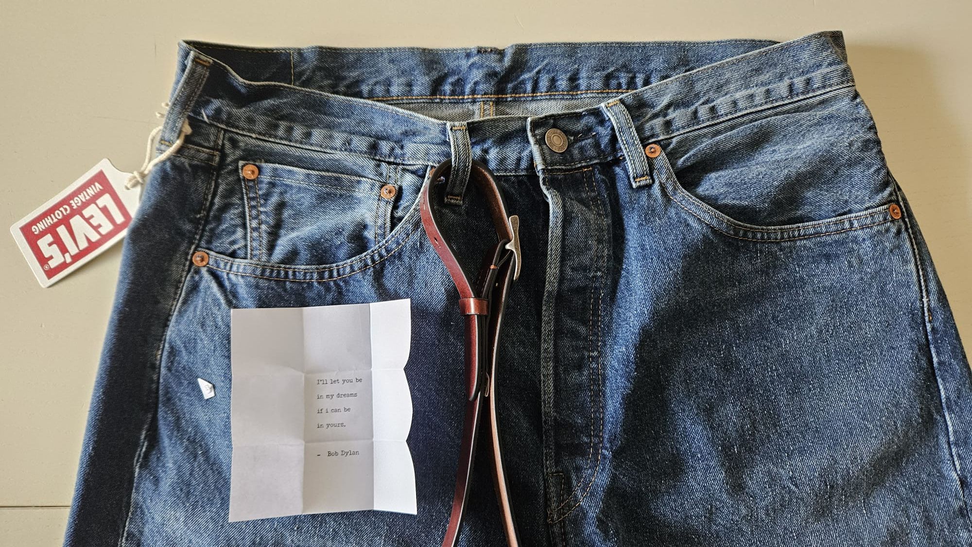 Levi's Vintage Clothing RARE Levi’s "A Complete Unknown" – BNWT – Full Set Size US 34 / EU 50 - 15 Thumbnail