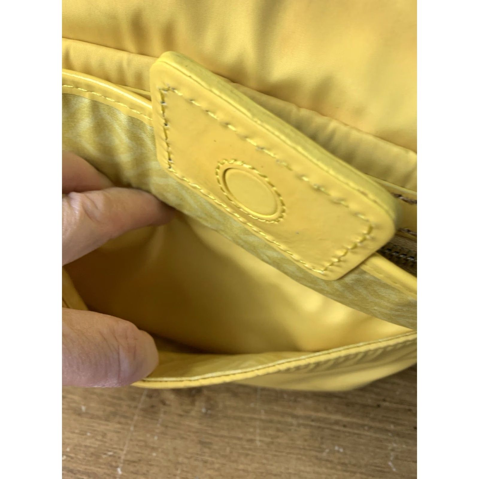 Brighton VINTAGE Brighton Charlie Crossbody Handbag Charm Yellow Size ONE SIZE - 7 Thumbnail