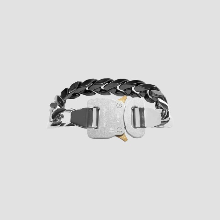 1017 ALYX 9SM 1017 ALYX 9SM Ceramic Buckle Chain Bracelet Black