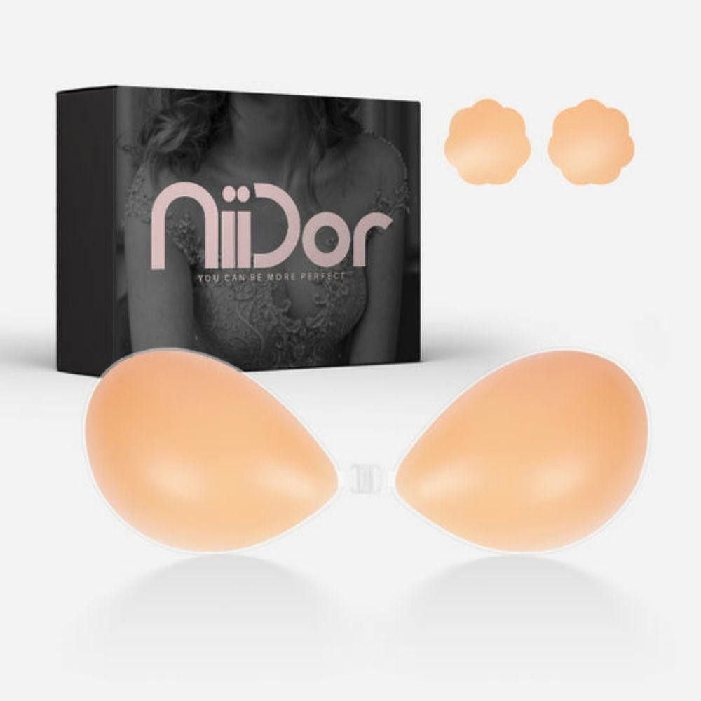 Designer CT1171a NWT-Naidor Silicone Strapless Adhesive Bra Color Size ONE SIZE - 6 Thumbnail