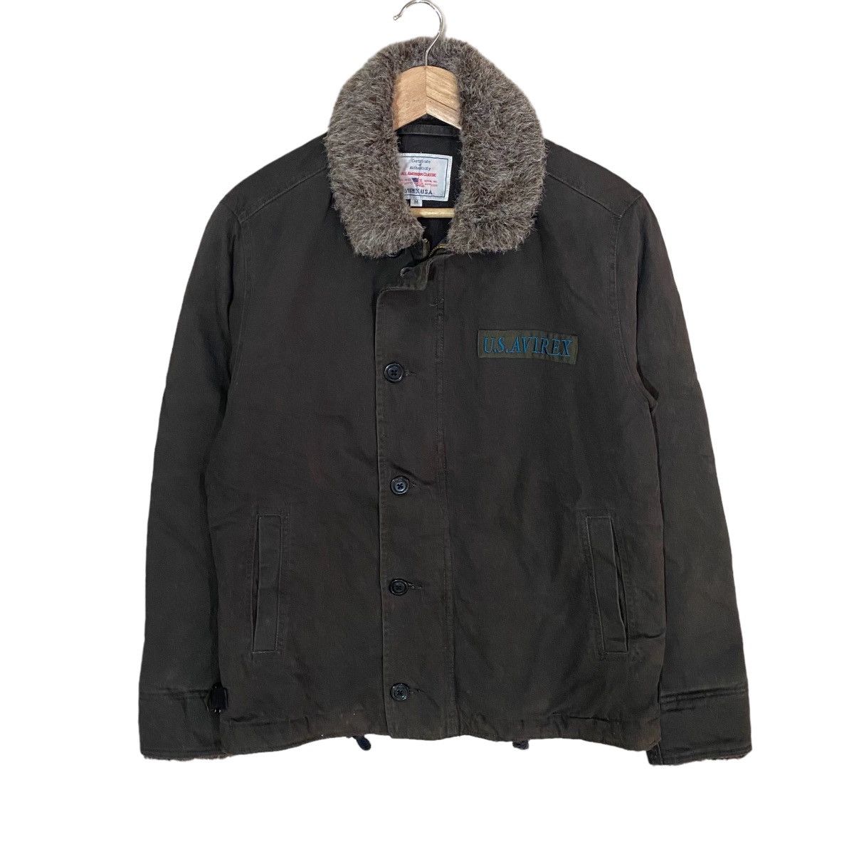Avirex × Vintage 🔥VINTAGES U.S AVIREX USN SHERPA DECK JACKET Size US S / EU 44-46 / 1 - 2 Thumbnail