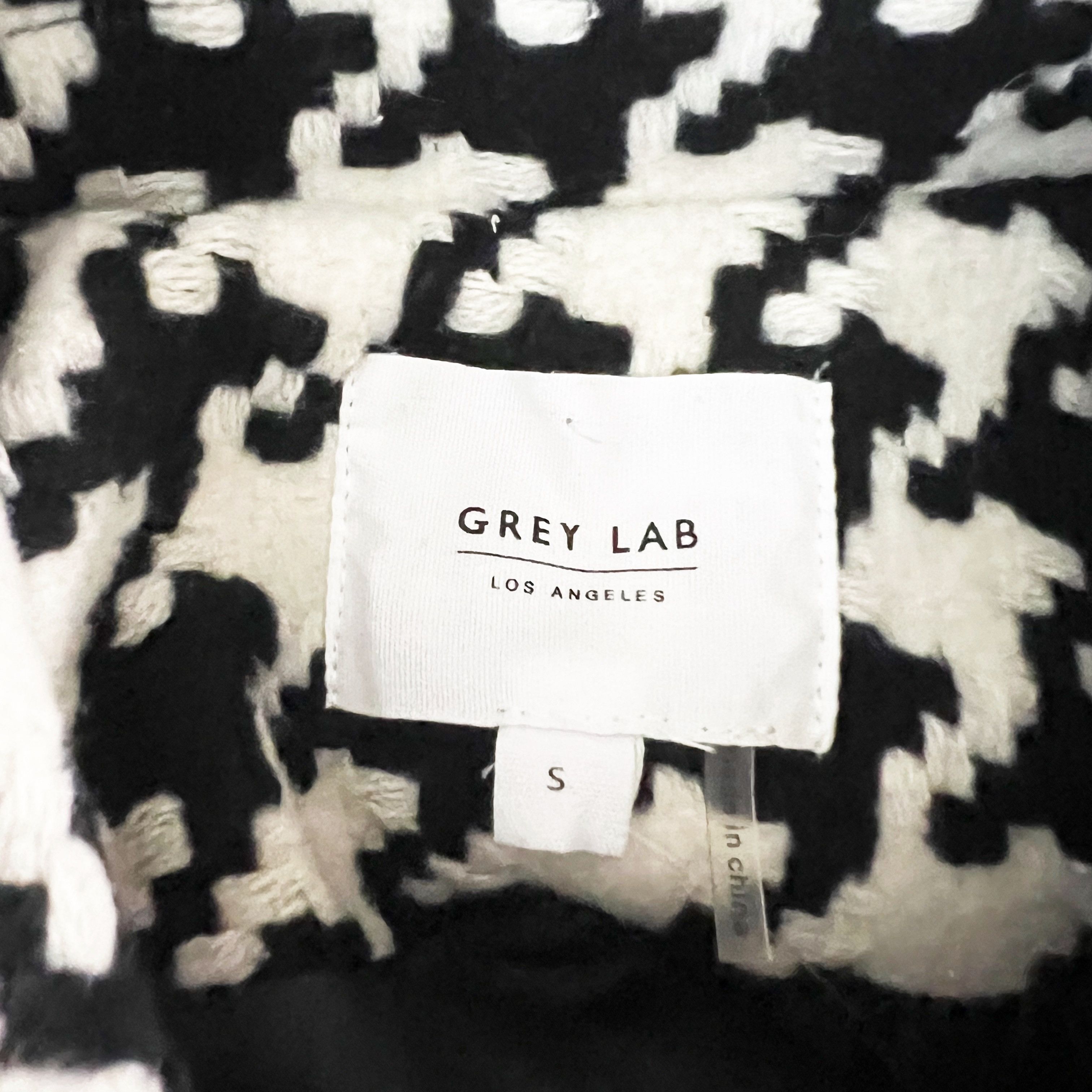 Other Grey Lab Black White Woven Knit Size S / US 4 / IT 40 - 2 Thumbnail