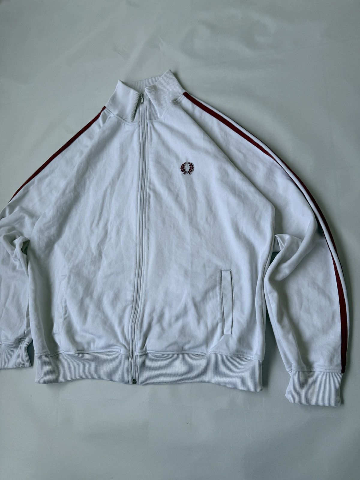 Fred Perry Fred Perry Sweatshirt 90s years Vintage Size US XL / EU 56 / 4 - 2 Thumbnail