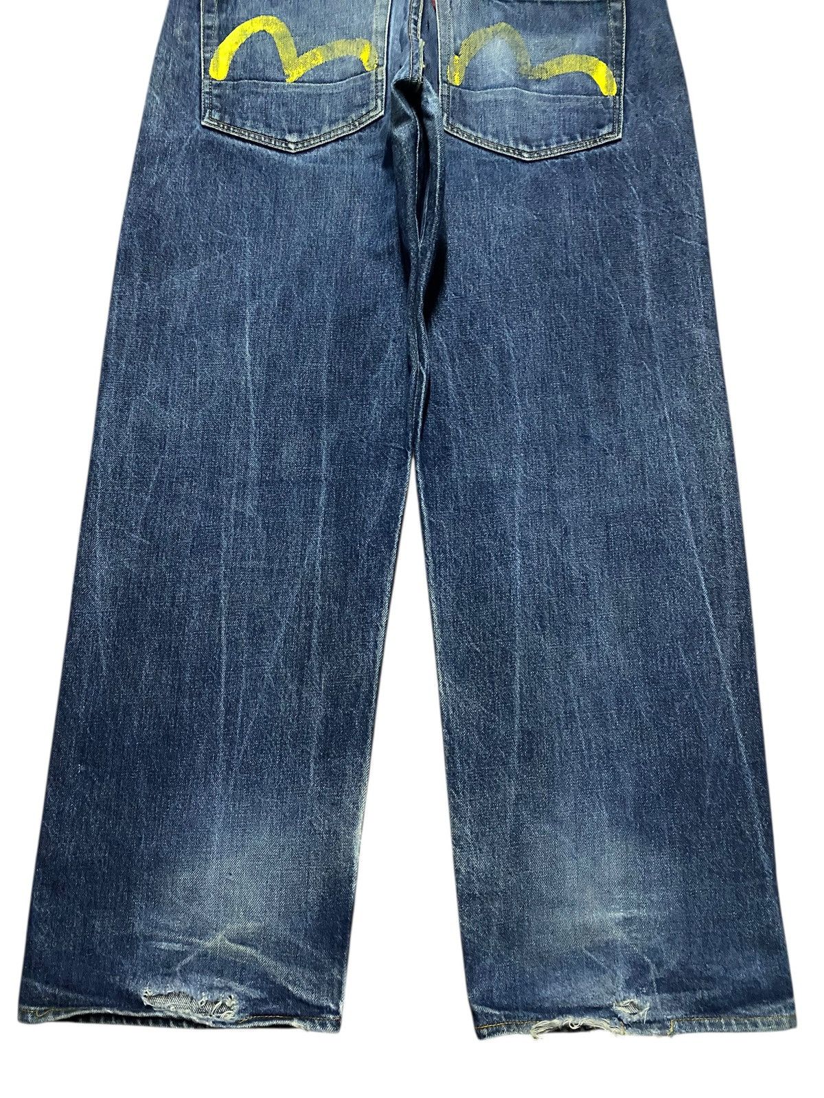 Evisu Vintage Evisu Yamane Selvedge Buckle Back Baggy Jeans Size US 34 / EU 50 - 7 Thumbnail