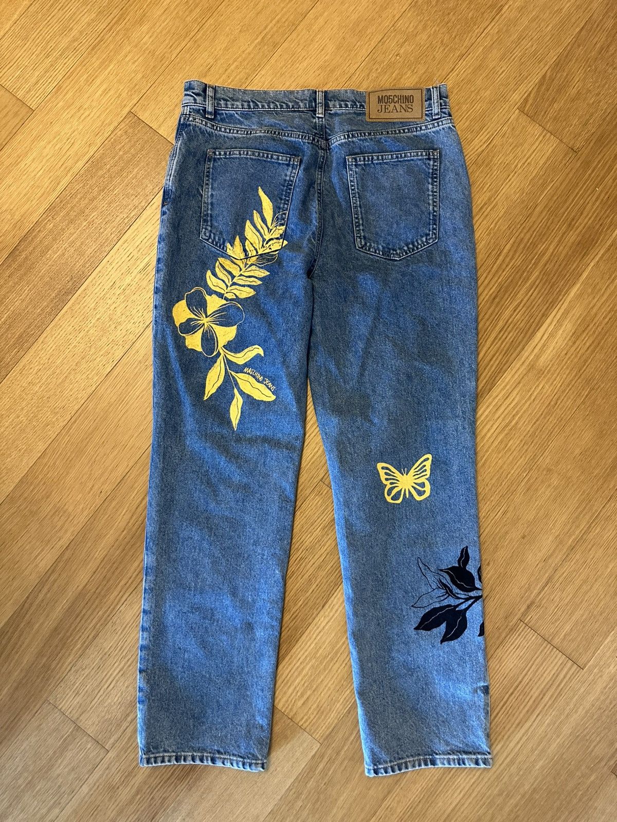 Moschino MOSCHINO JEANS mid-rise straight-leg jeans Size 32" / US 10 / IT 46 - 3 Thumbnail