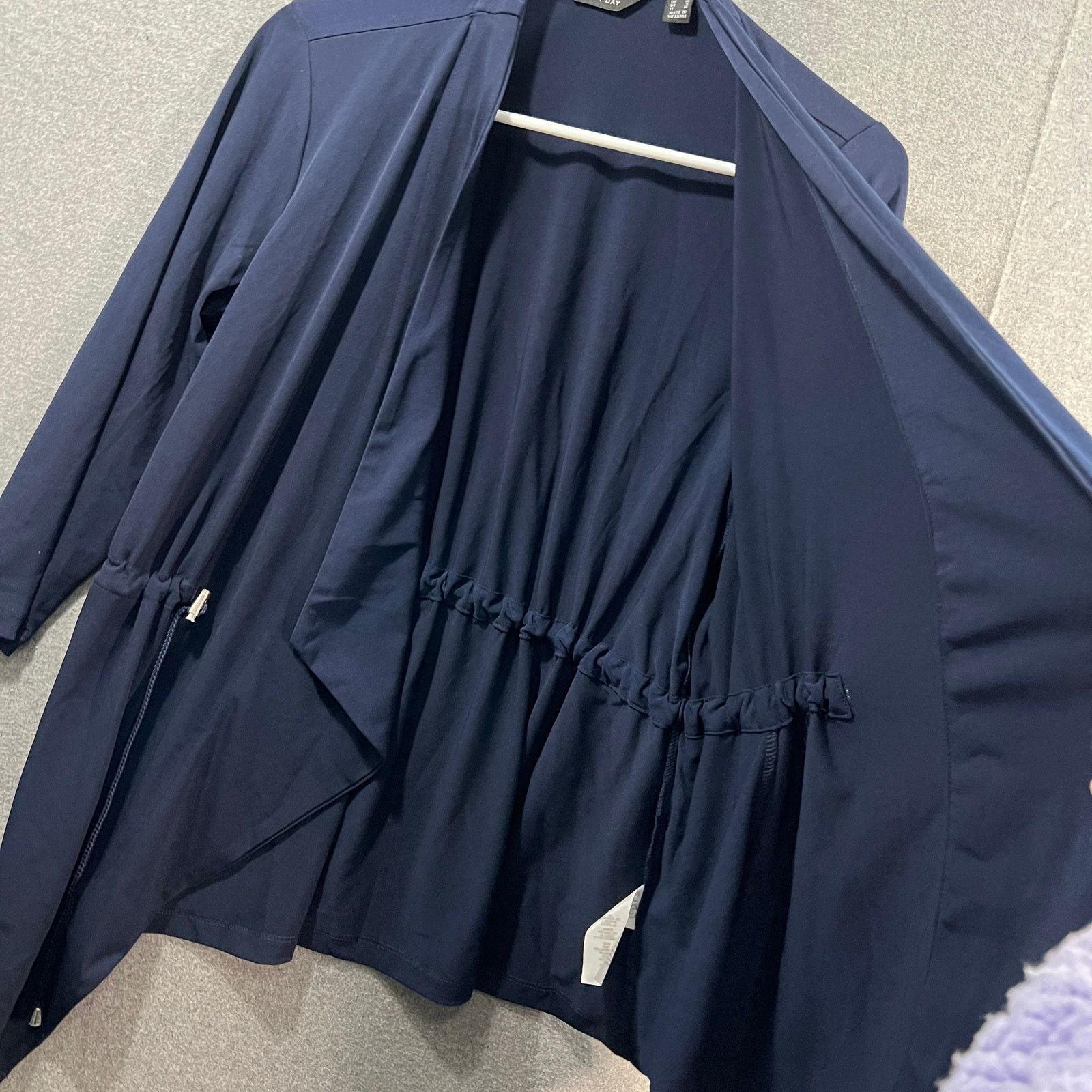 Other Every Day by Susan Graver Liquid Knit Anorak Style Size S / US 4 / IT 40 - 3 Thumbnail