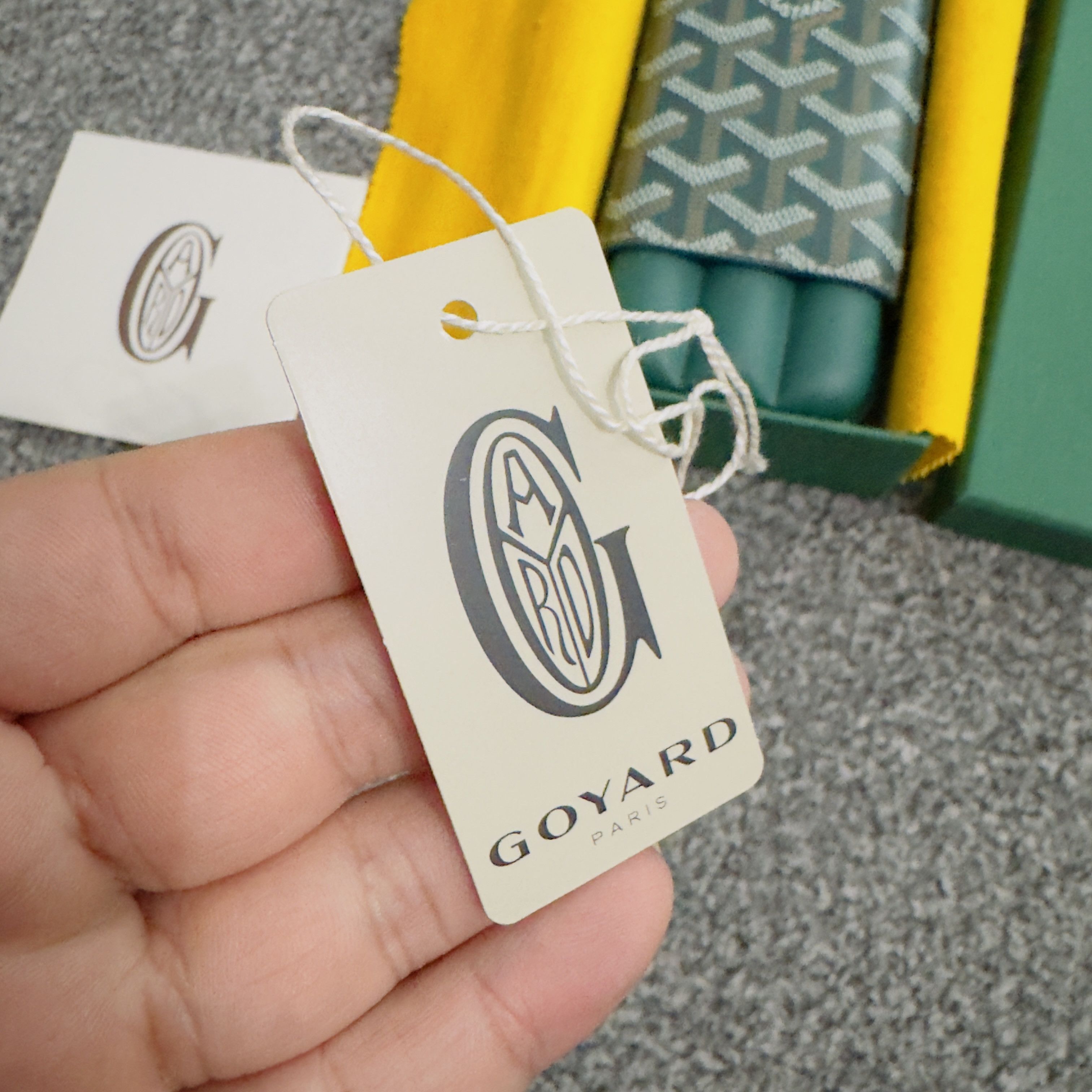Goyard Goyard 3C Churchill Cigar Case Etui Green Size ONE SIZE - 4 Thumbnail