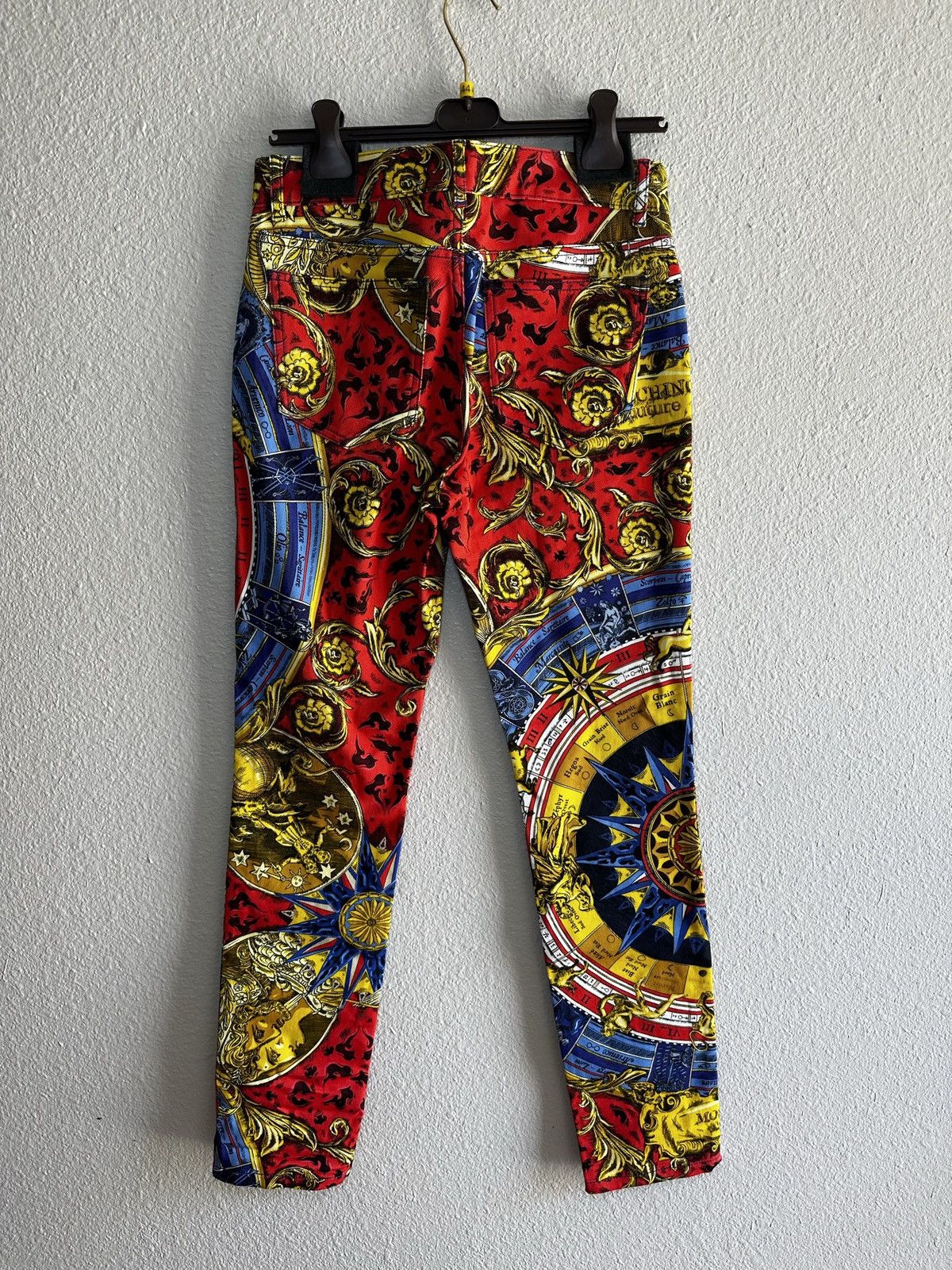 Moschino Gabardine Roman Scarf Trousers - New with Tags Size US 28 / EU 44 - 2 Thumbnail