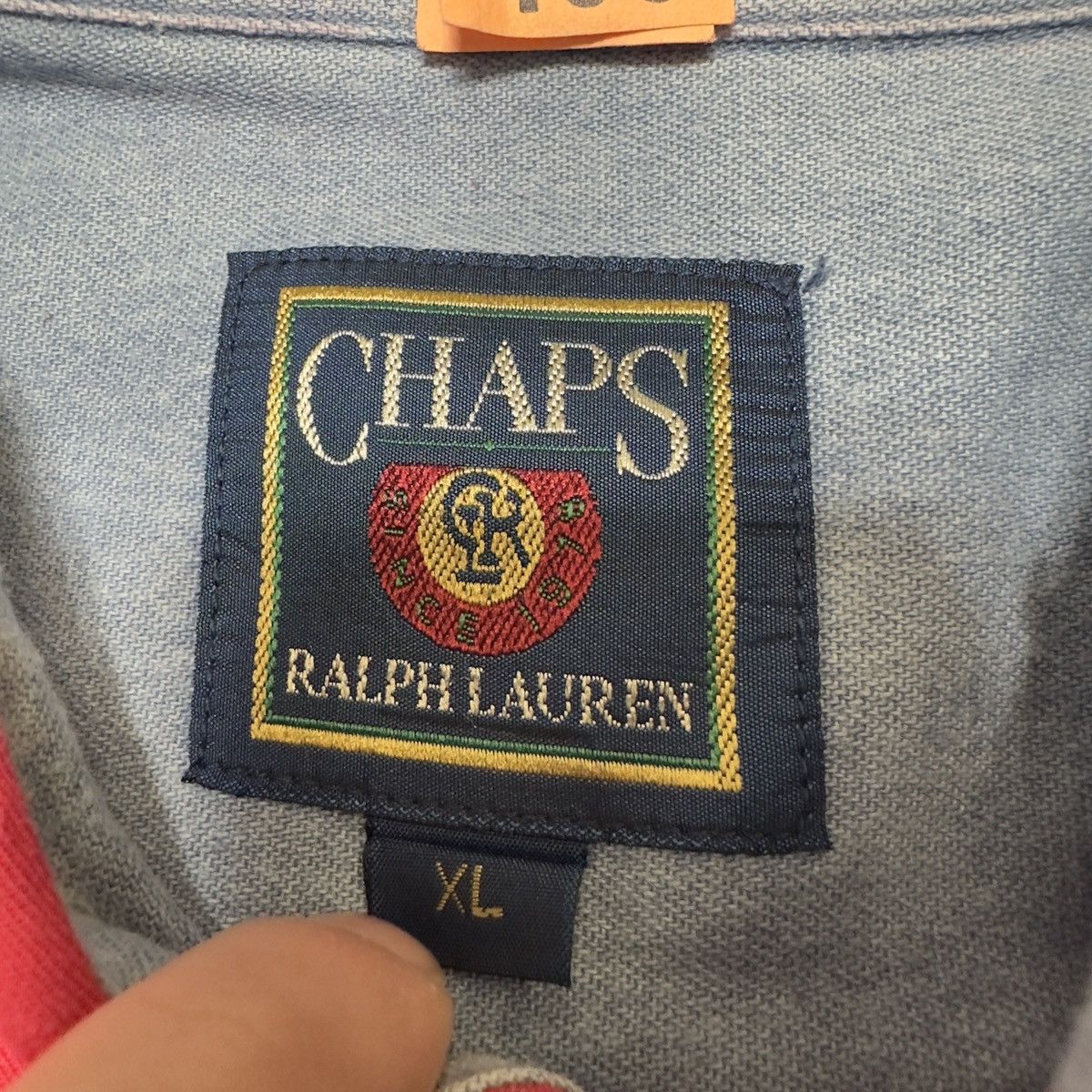 Chaps Ralph Lauren × Vintage Vintage Chaps Ralph Lauren shirt Size US XL / EU 56 / 4 - 4 Thumbnail