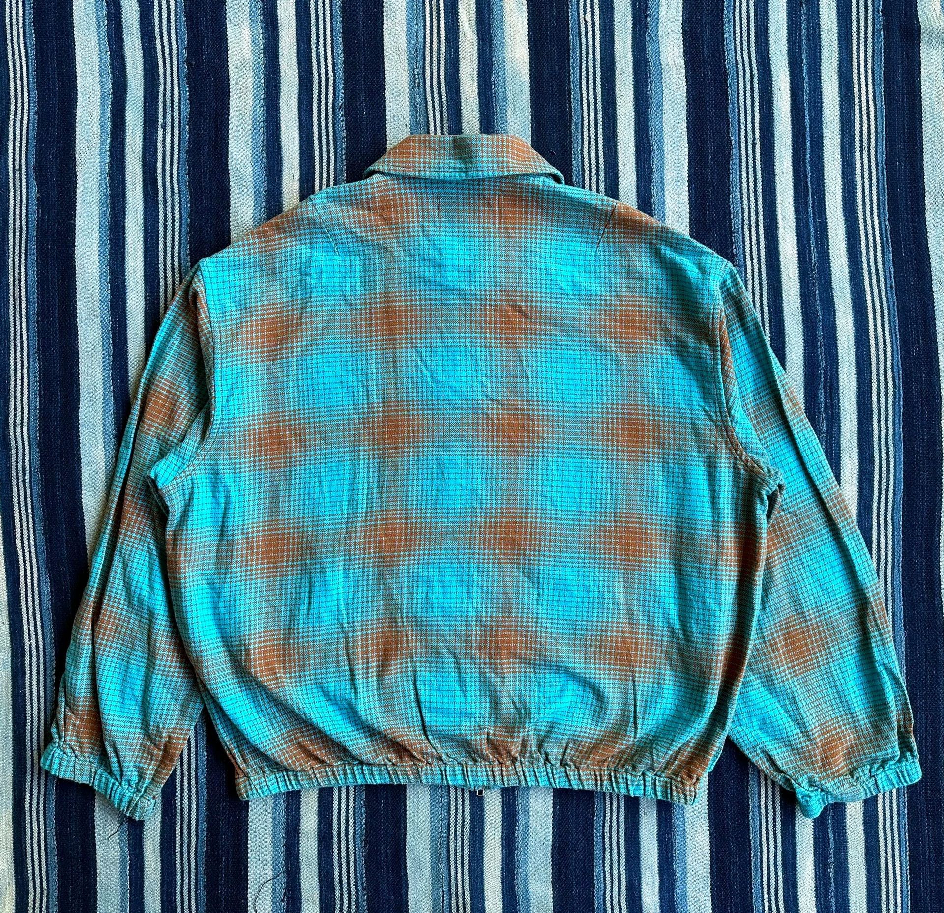 NOMA t.d NOMA t.d. Ombre Plaid Lapel Casual Blouson Japan Made Size 3 Size US L / EU 52-54 / 3 - 2 Thumbnail