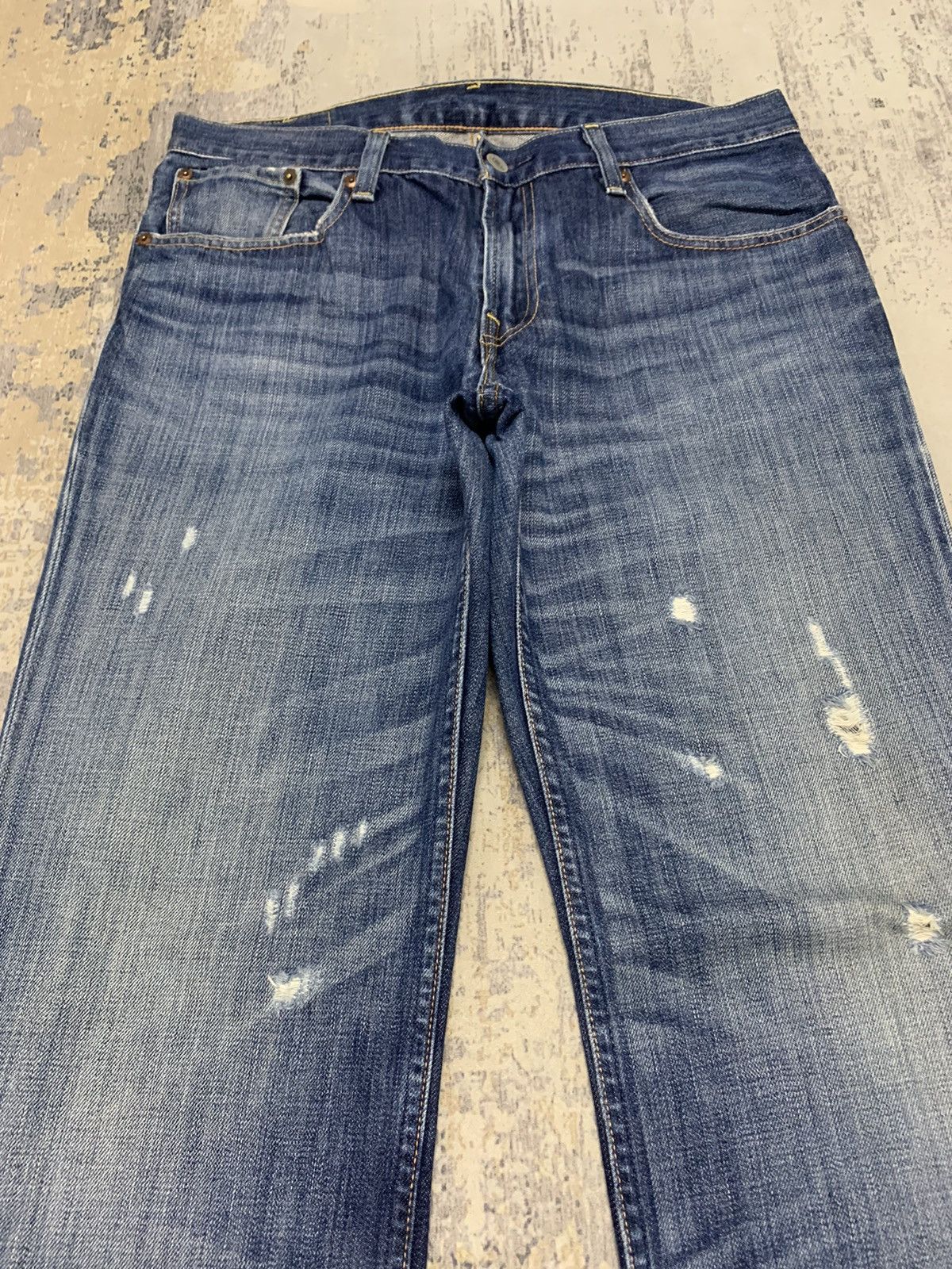 Levi's Vintage Levi's 502 Distressed Straight Jeans Size US 33 - 5 Thumbnail