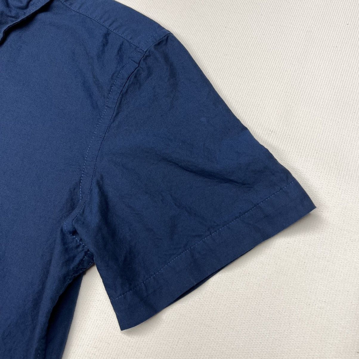 Tommy Hilfiger Tommy Hilfiger Button Down Shirt Blue Short Sleeve Logo Y2K Size US M / EU 48-50 / 2 - 4 Thumbnail