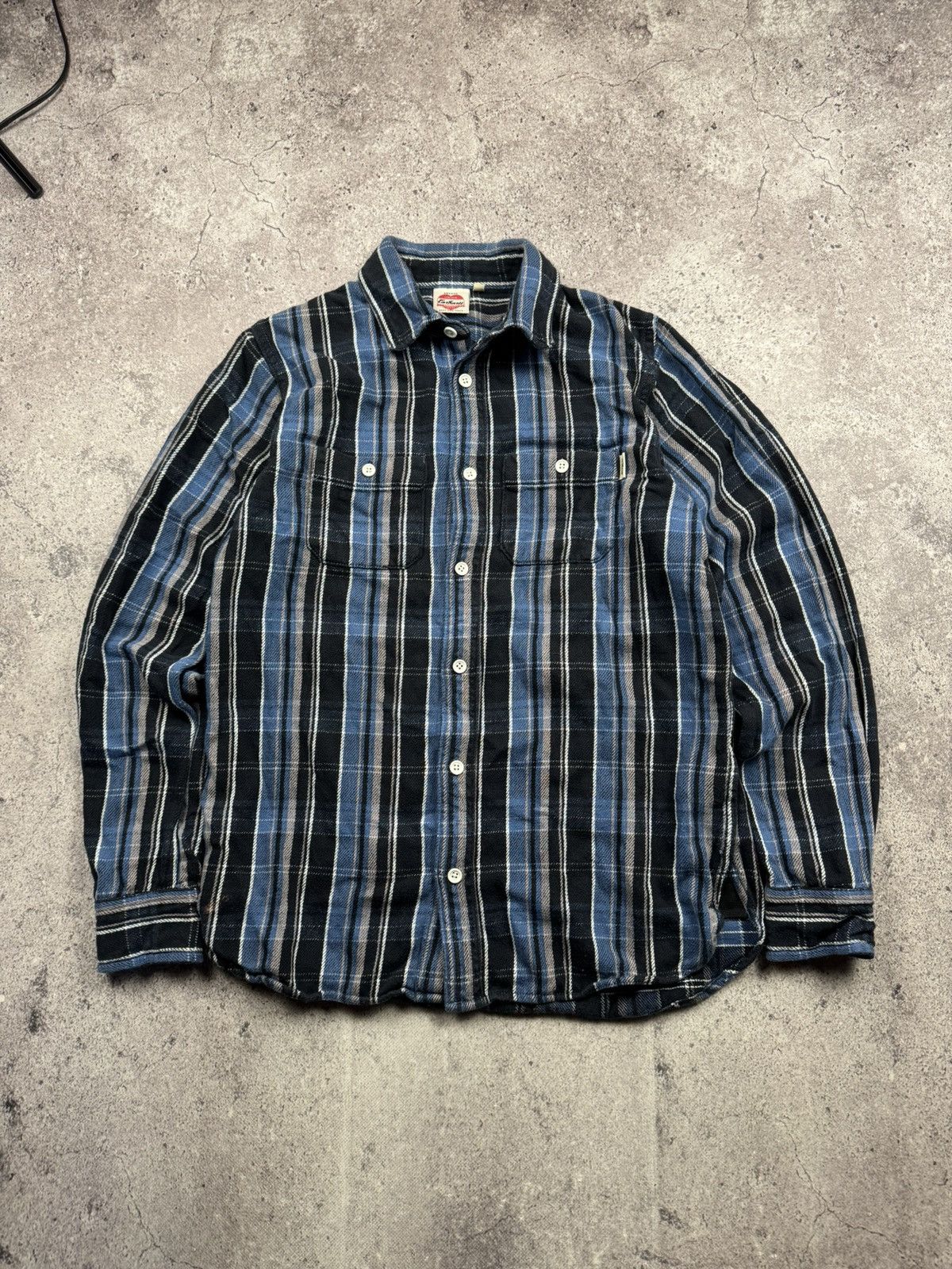 Carhartt Vintage Carhartt Flannel Striped Button Ups Shirt Y2K Size US S / EU 44-46 / 1 - 1 Thumbnail