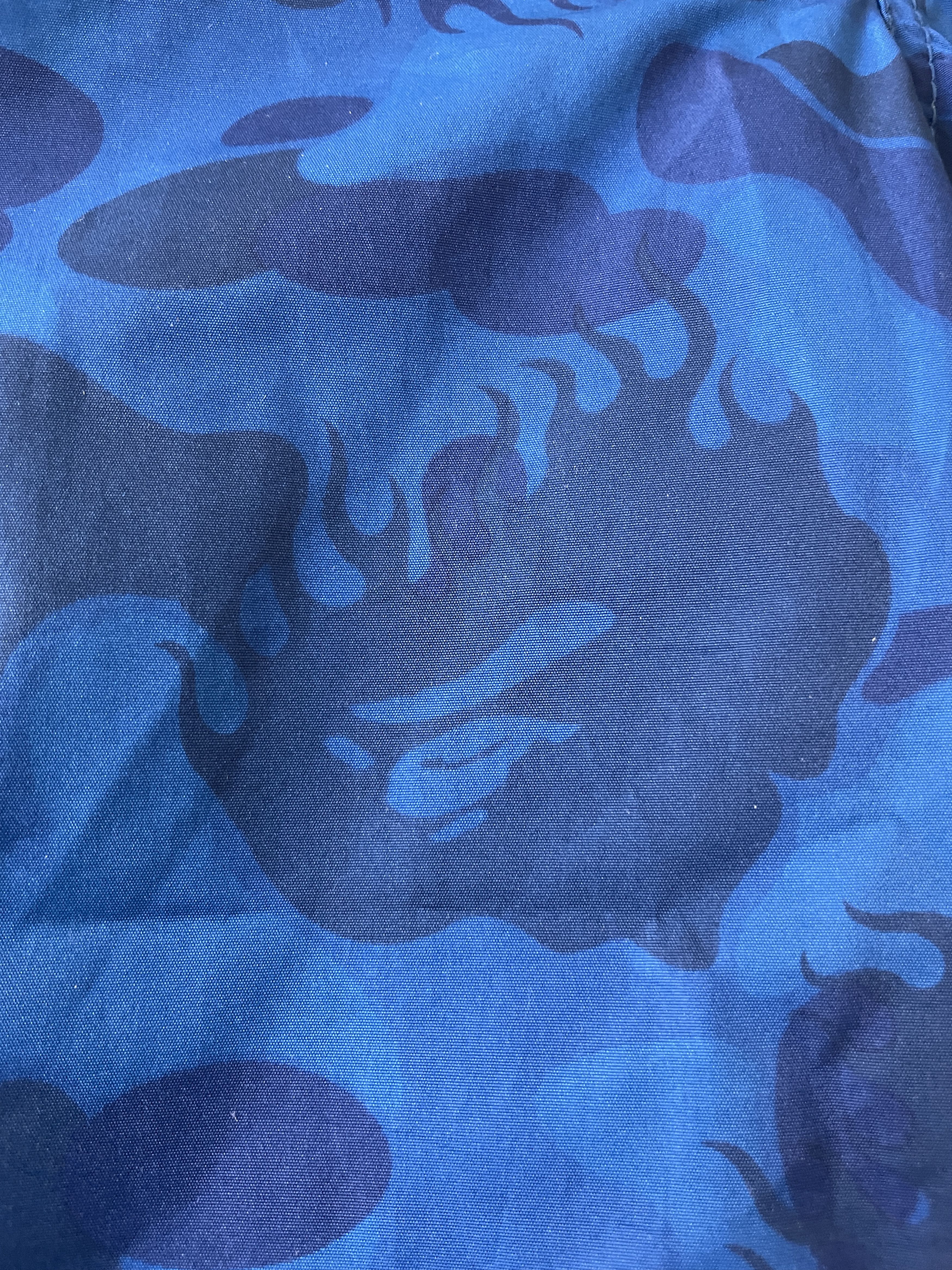 Bape FIRE CAMO BEACH SHORTS Size US 32 / EU 48 - 3 Thumbnail