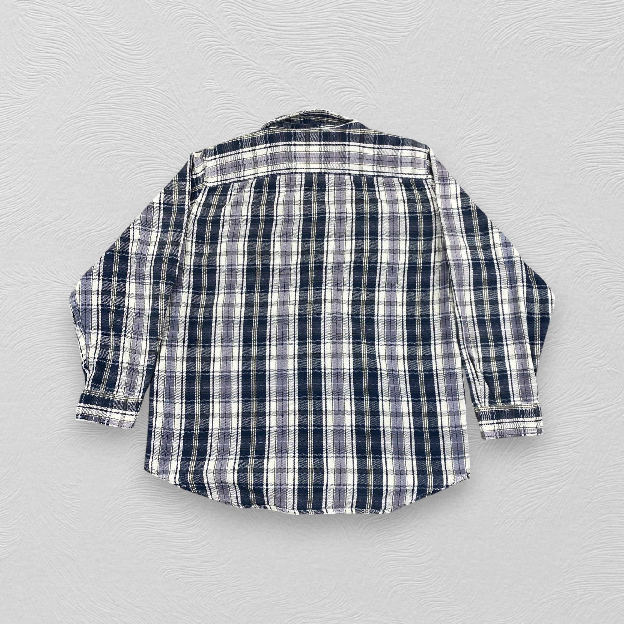 Japanese Brand Vintage Edwin Flannel Button Up - J480 Size US XL / EU 56 / 4 - 2 Thumbnail