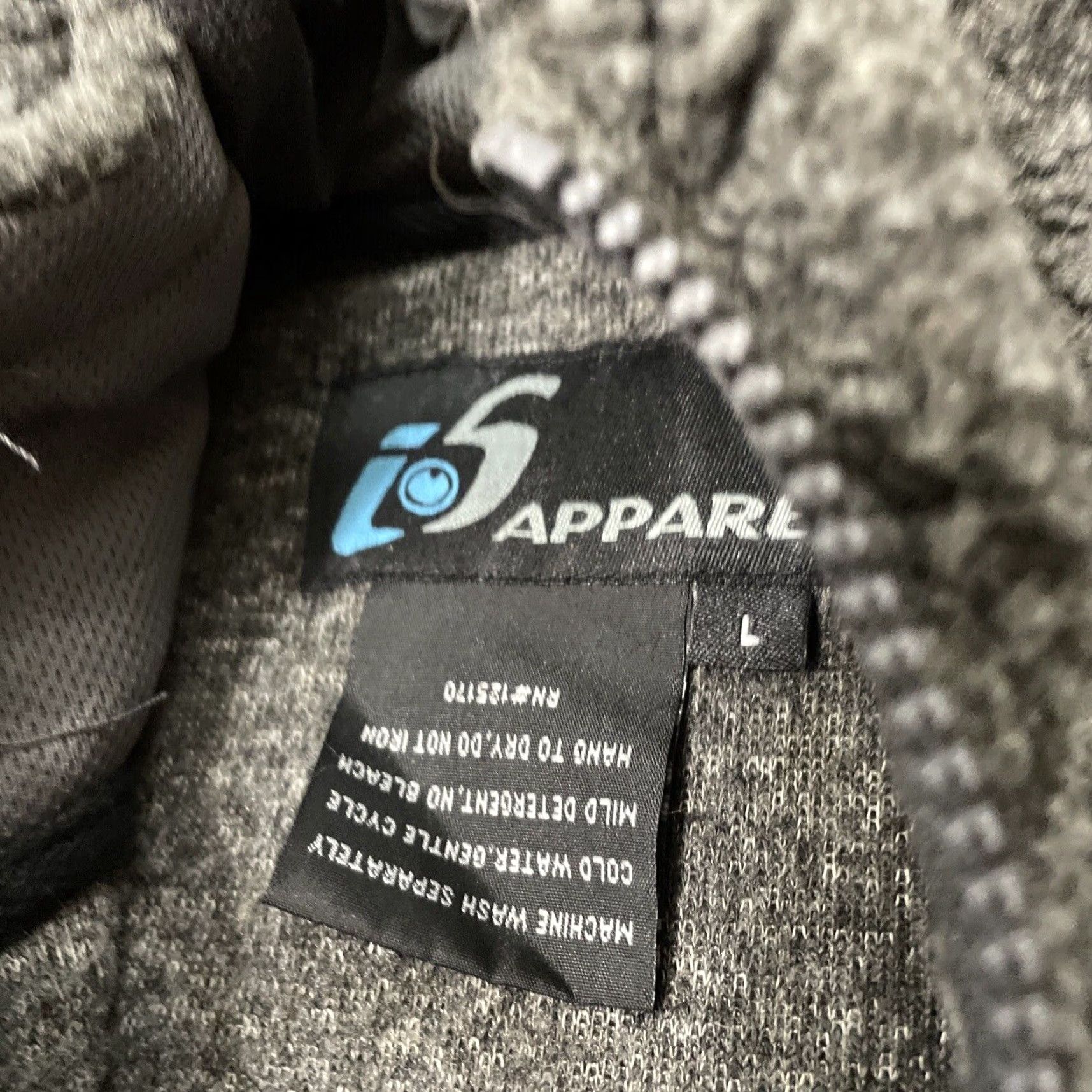 Vintage VINTAGE I5Apparel Sherpa Fleece 1/4 Zip Hood TAHOE Adult Large Charcoal Gray Warmth NEW Size US L / EU 52-54 / 3 - 5 Thumbnail