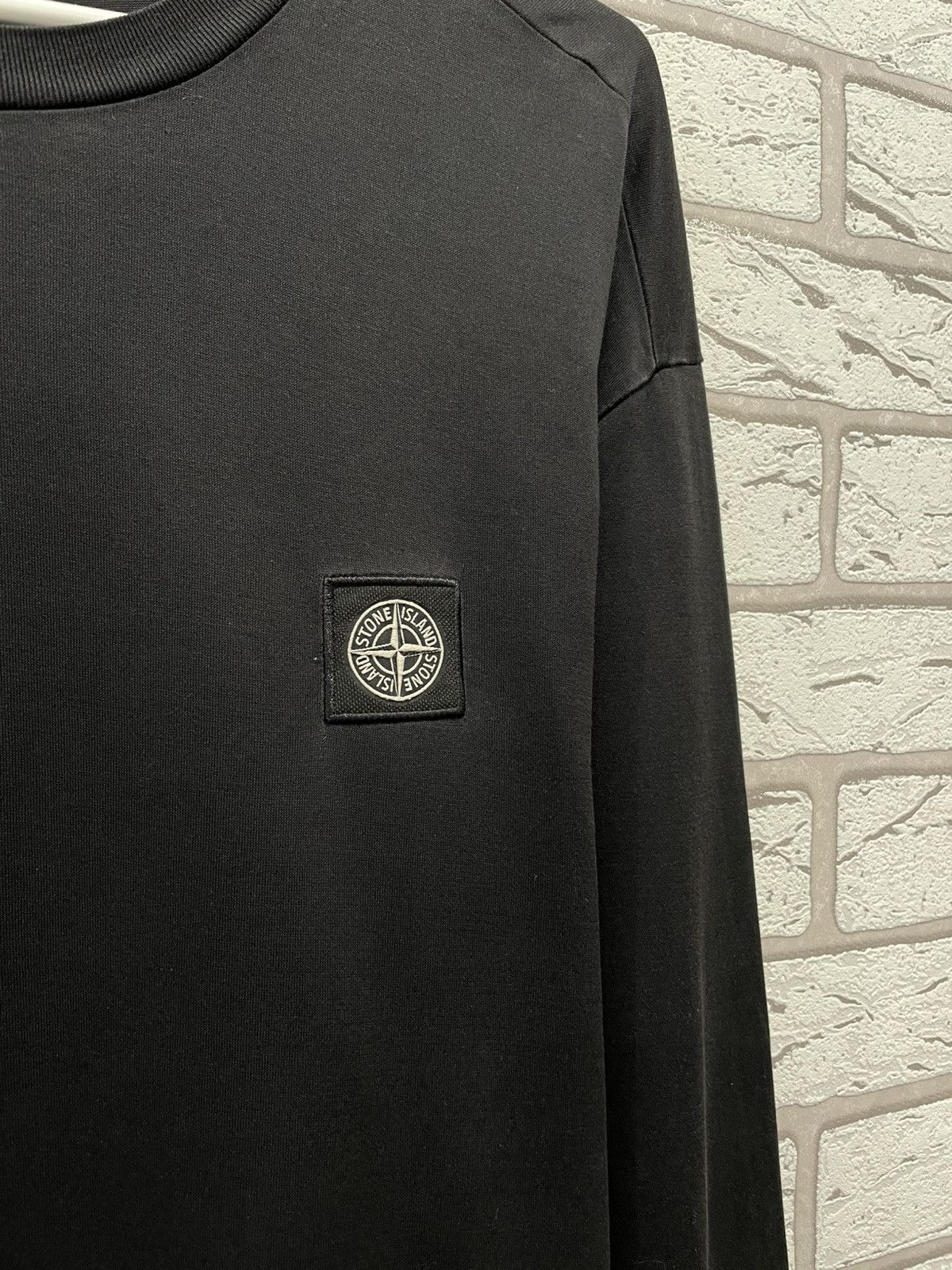 Designer Stone Island Patch Program Long Sleeve T Shirt Tee Size US L / EU 52-54 / 3 - 5 Thumbnail
