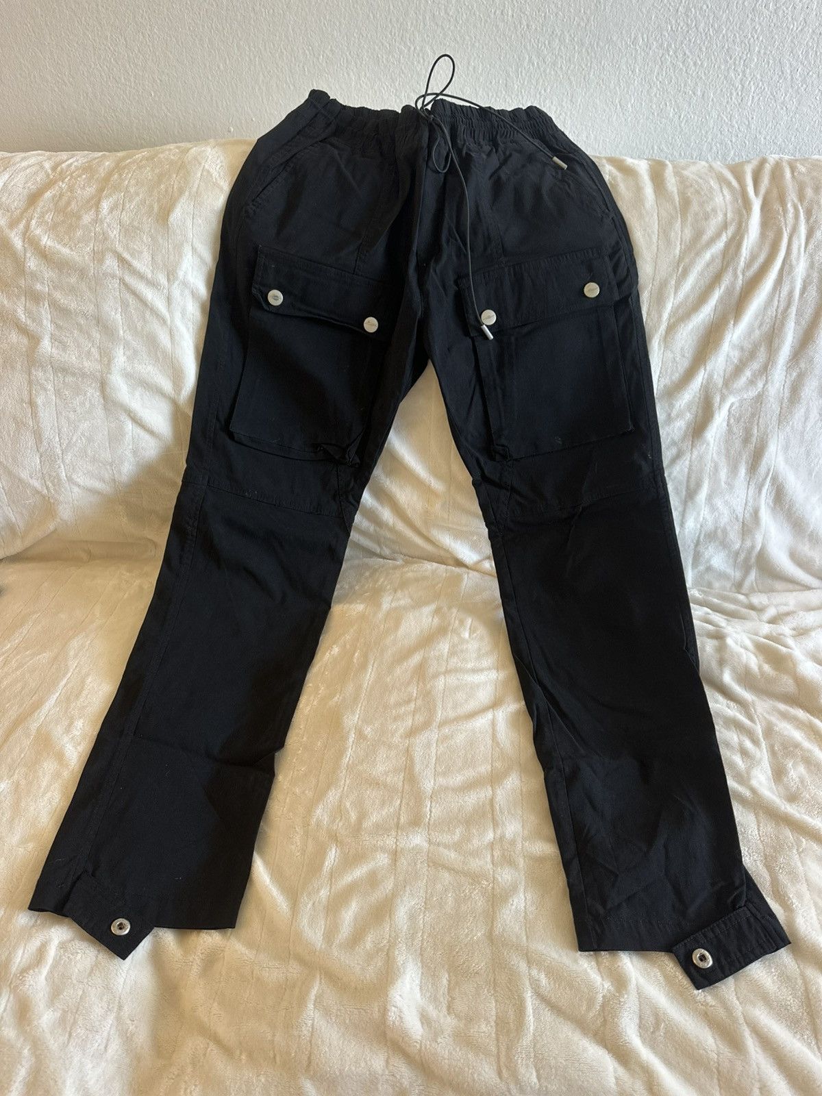 Other Club Paradise Black Cargo Pant Jogger with Stretch Material Size US 30 / EU 46 - 6 Thumbnail
